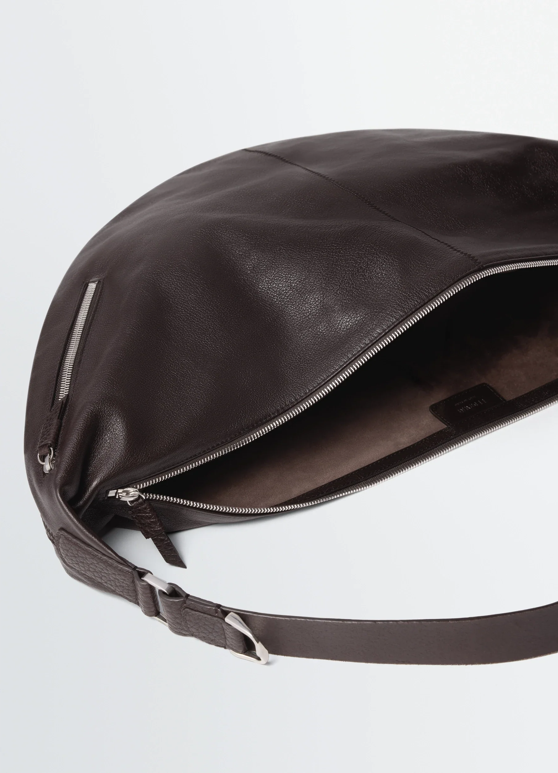 LARGE QUIVER CLIP BAG IN LEATHER - Image 5