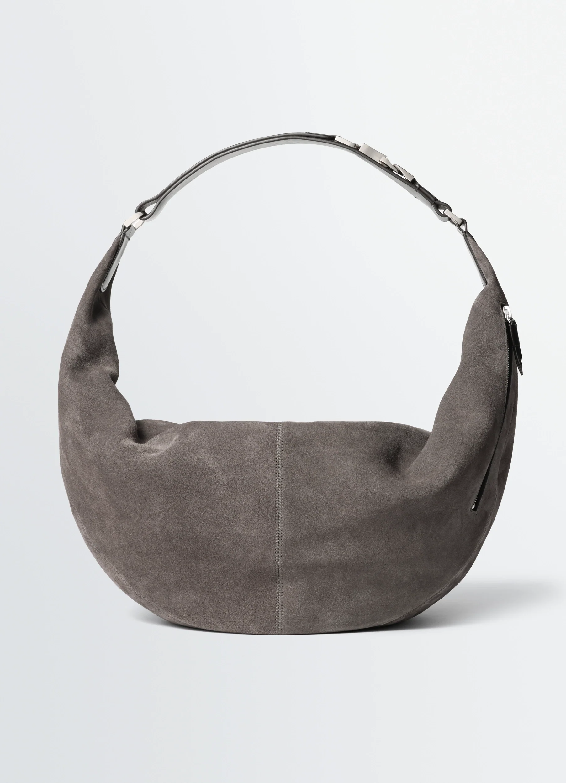 LARGE QUIVER CLIP BAG IN SUEDE LEATHER - Image 3