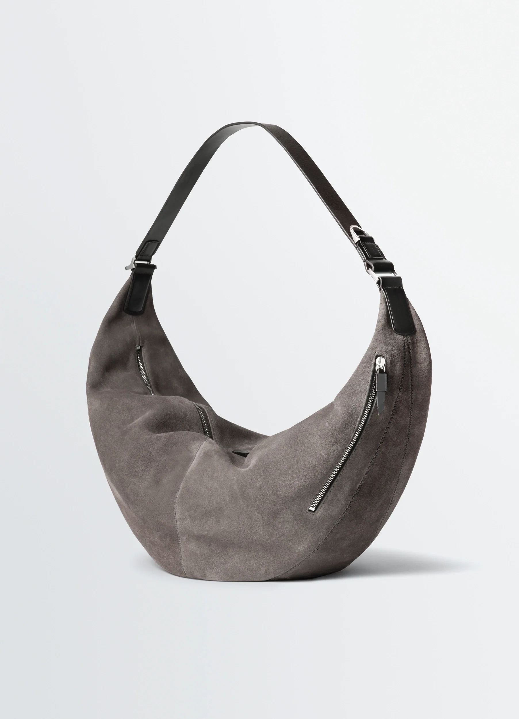 LARGE QUIVER CLIP BAG IN SUEDE LEATHER - Image 4