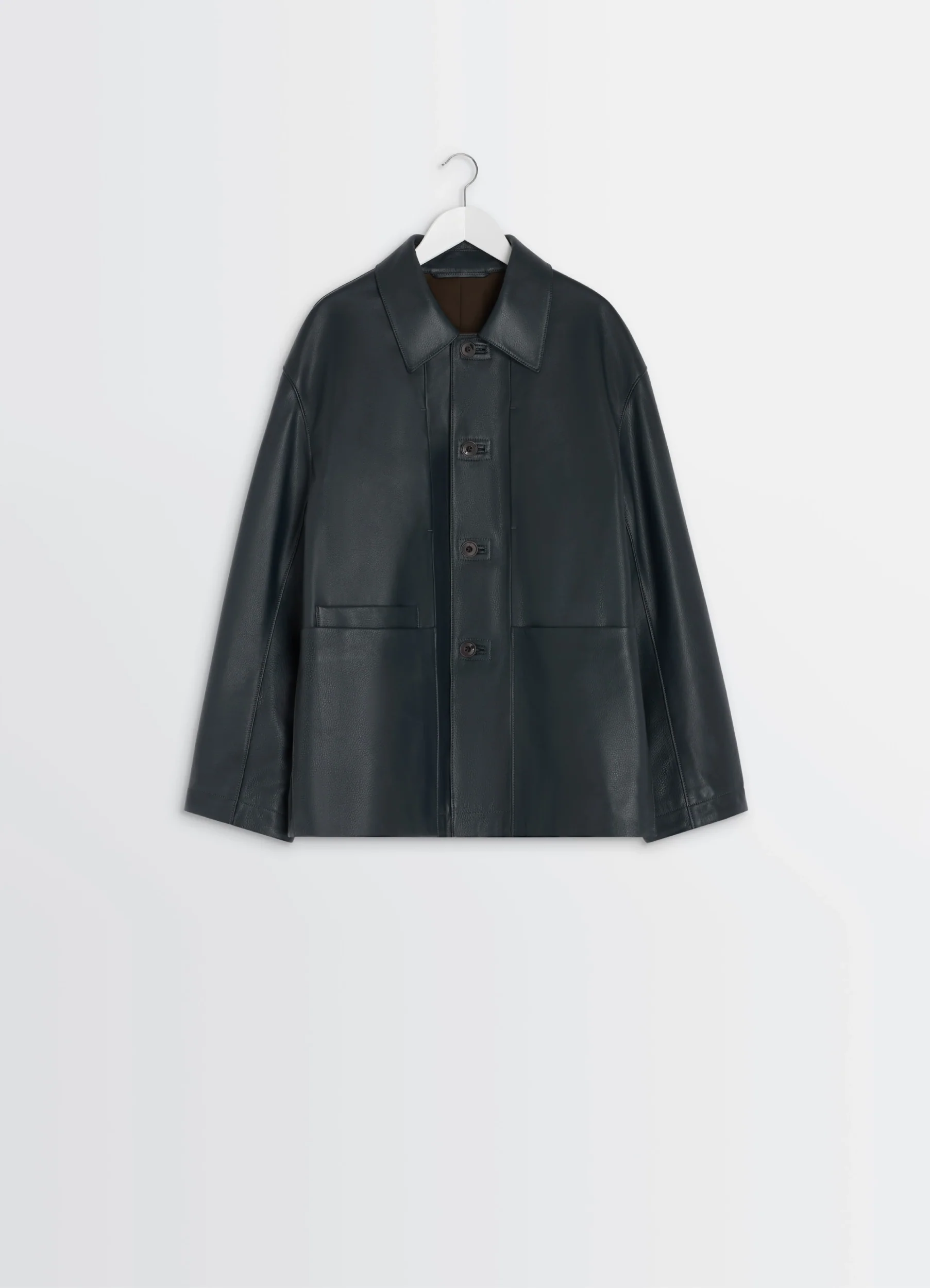 LEATHER WORKWEAR JACKET - Image 6