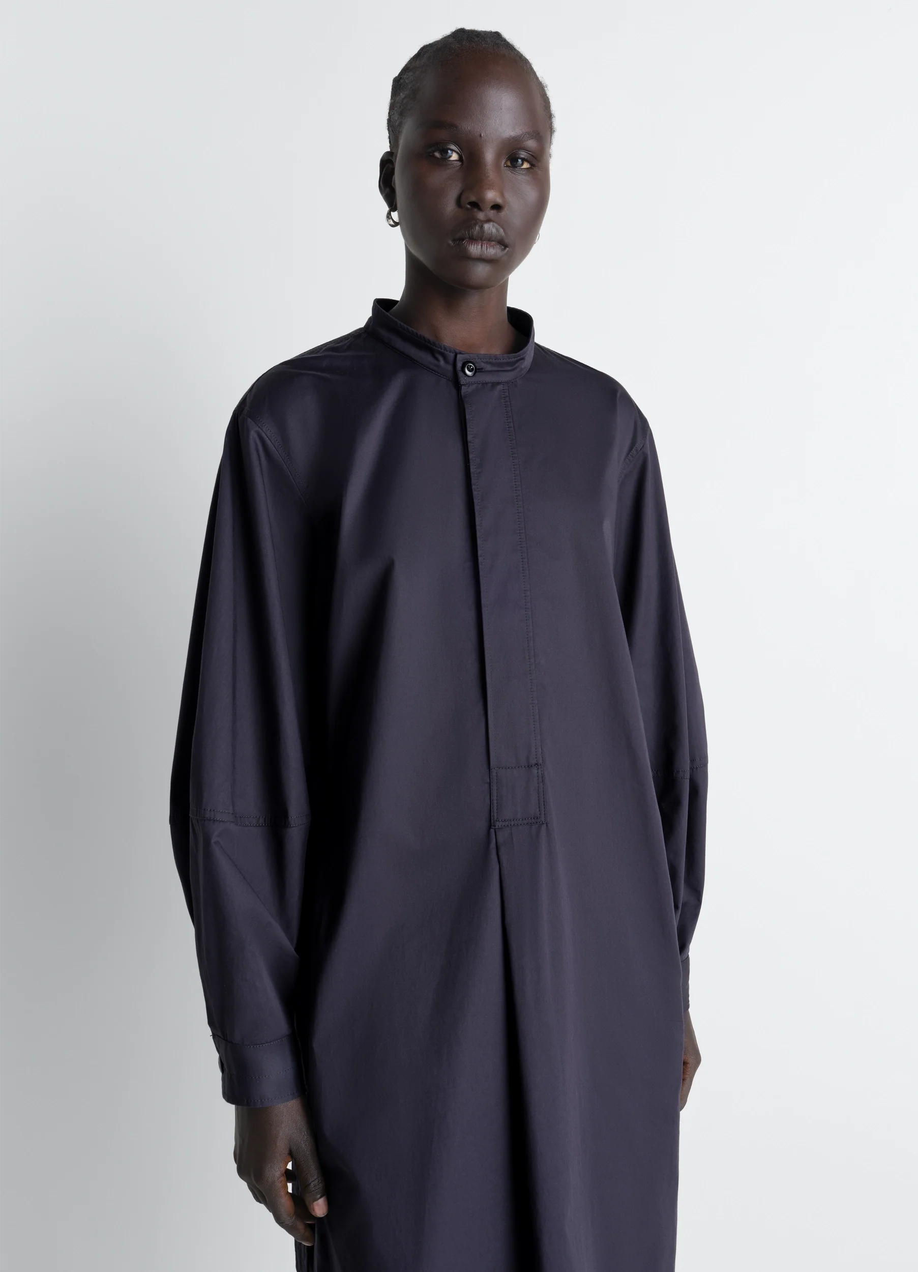 LIQUETTE DRESS IN LIGHT COTTON SATIN - Image 2