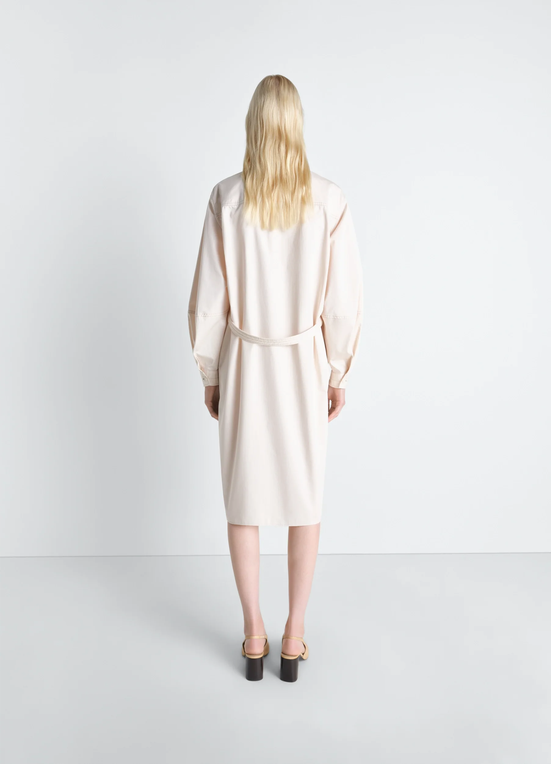 LIQUETTE DRESS IN LIGHT COTTON SATIN - Image 6