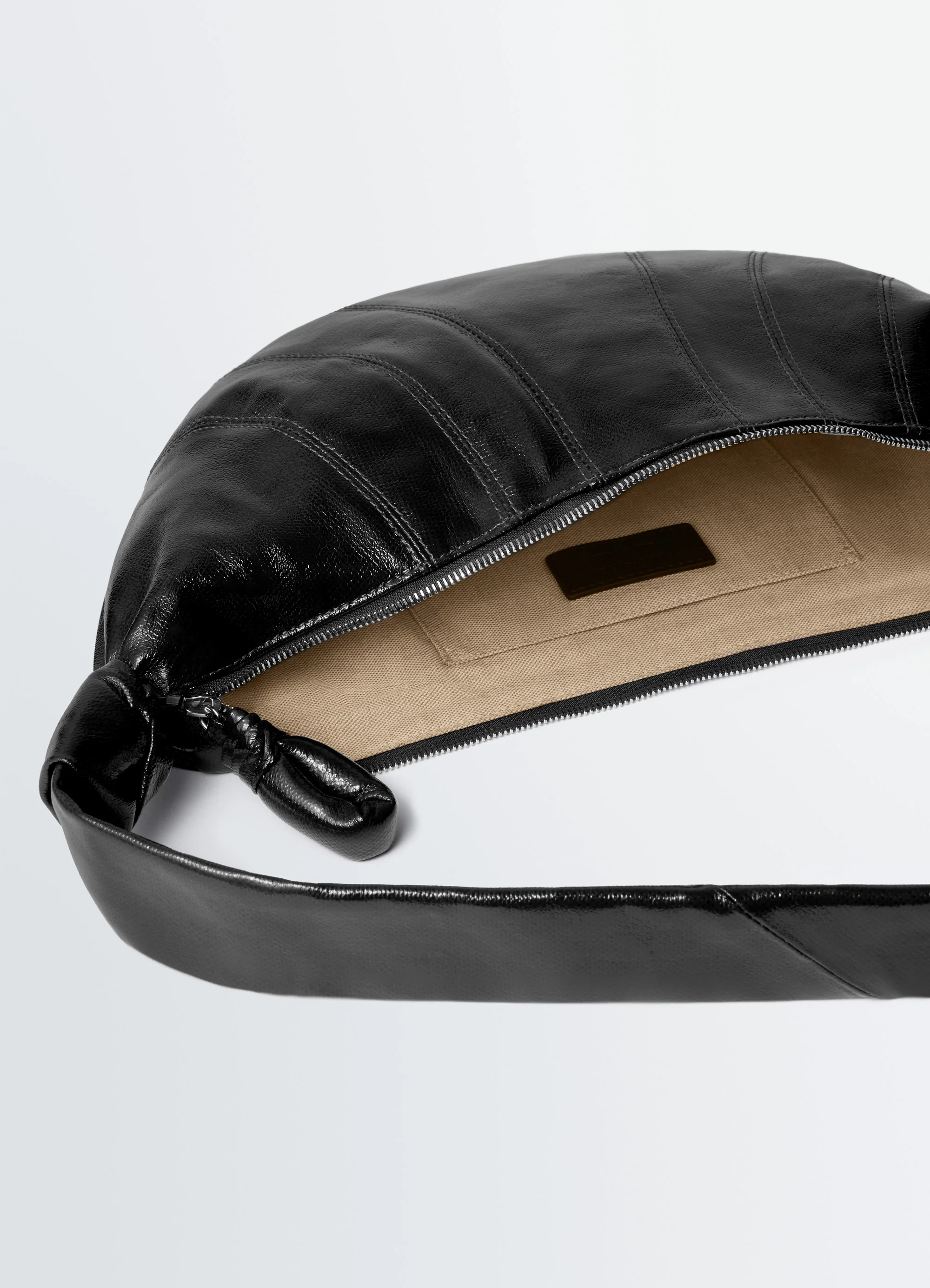 MEDIUM CROISSANT BAG IN COATED COTTON - Image 5