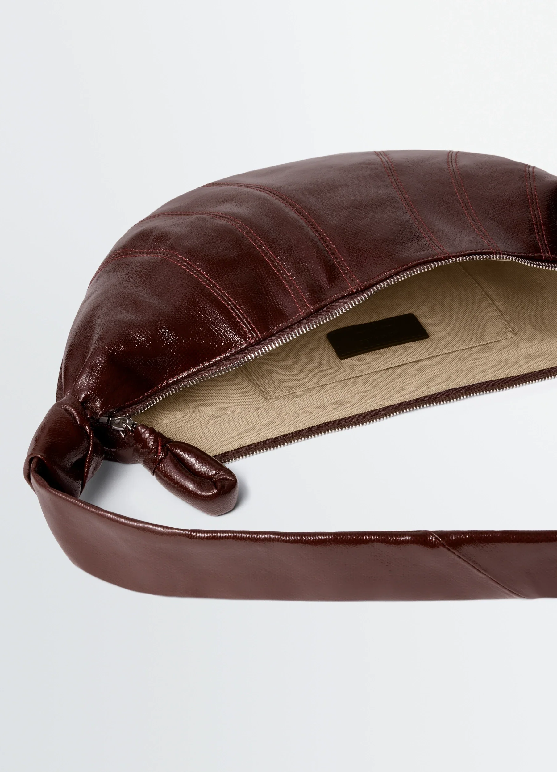 MEDIUM CROISSANT BAG IN COATED COTTON - Image 4