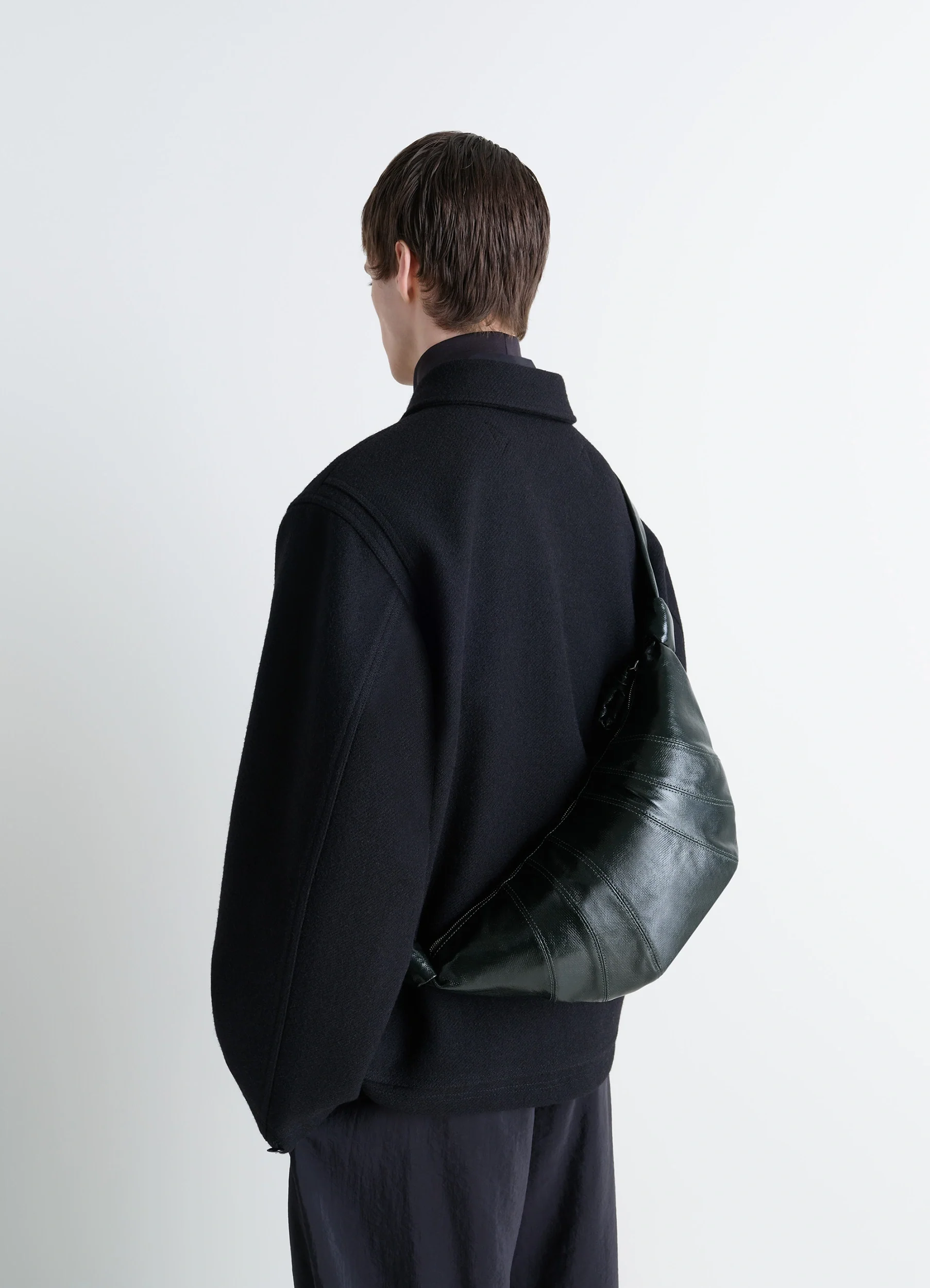 MEDIUM CROISSANT BAG IN COATED COTTON - Image 3