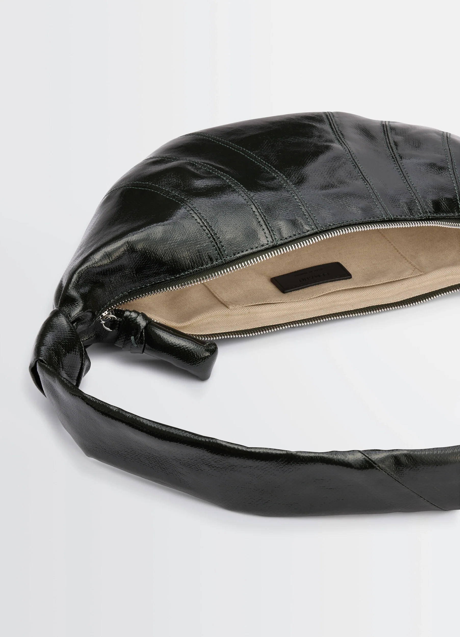 MEDIUM CROISSANT BAG IN COATED COTTON - Image 4