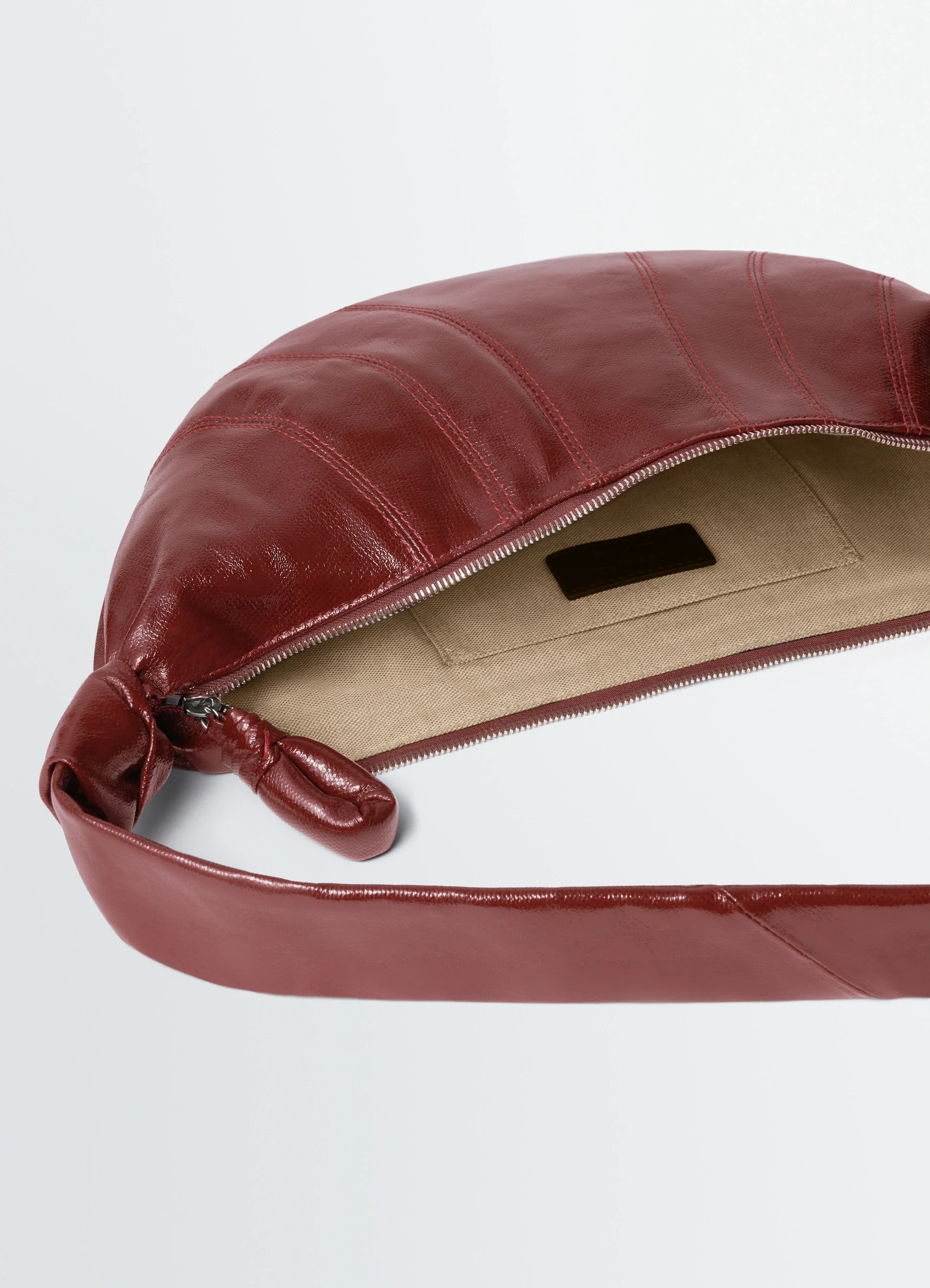 MEDIUM CROISSANT BAG IN COATED COTTON - Image 5