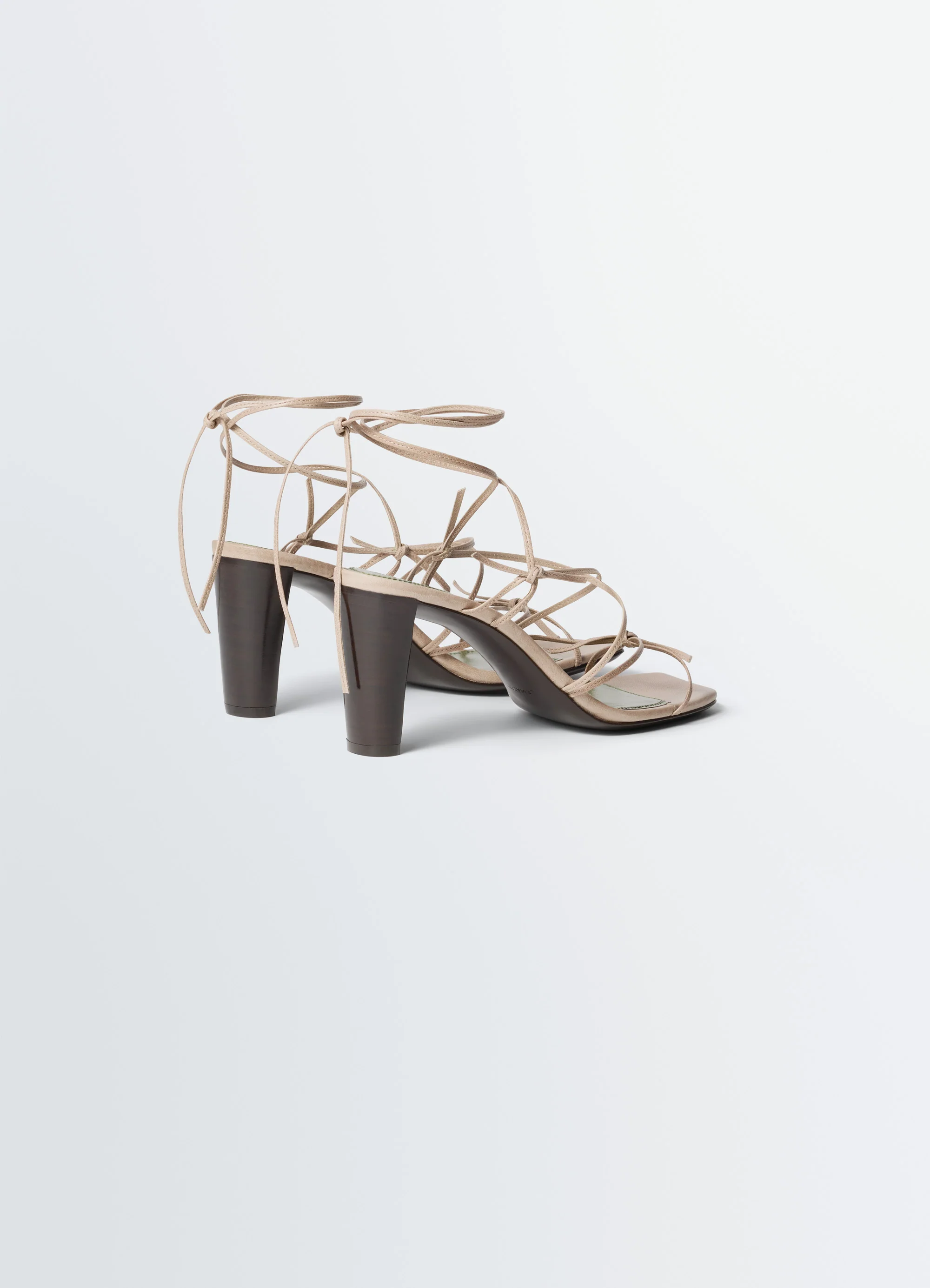 MIGNONS SANDALS 80 MM HEEL IN LEATHER - Image 4