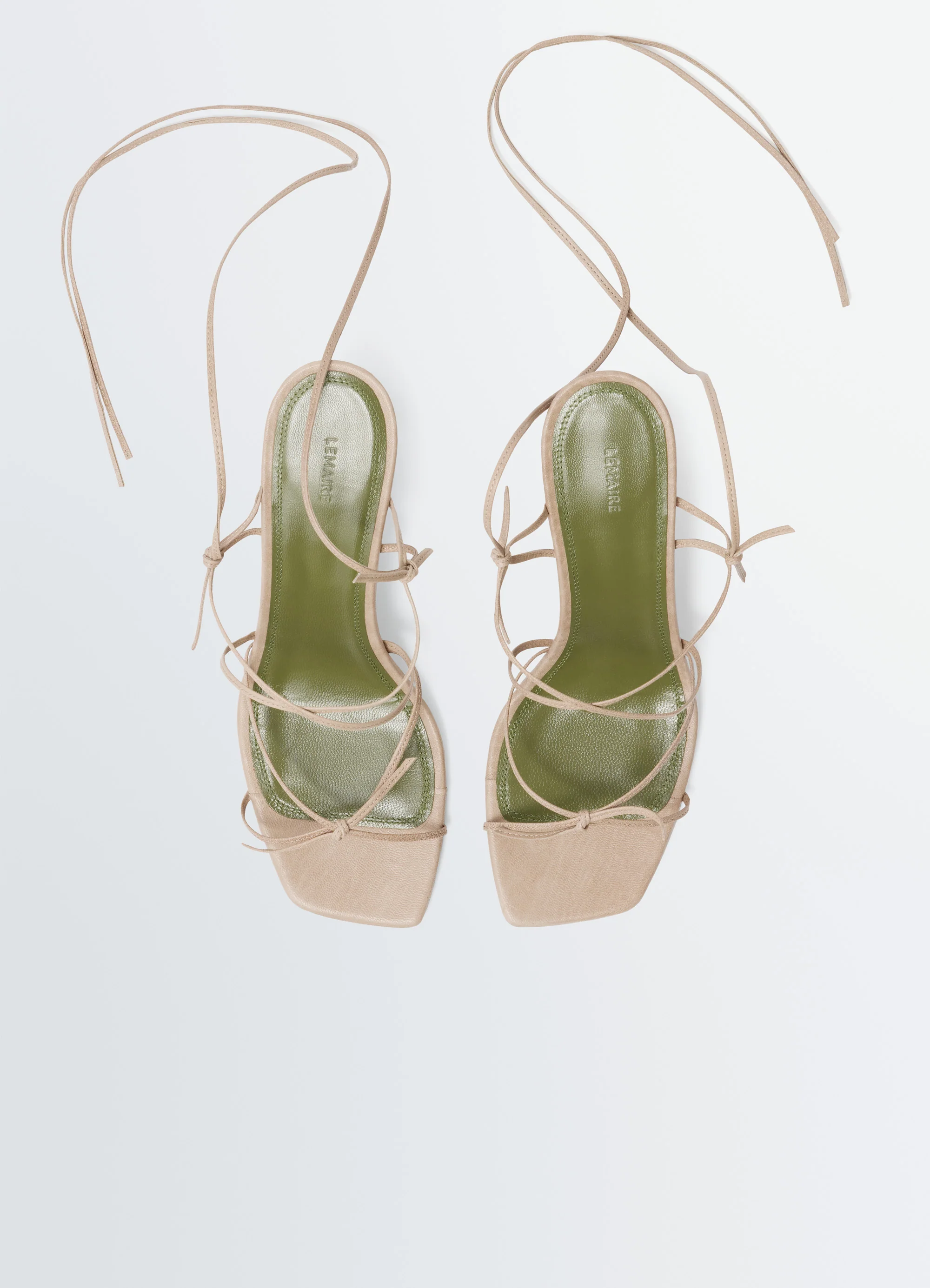 MIGNONS SANDALS 80 MM HEEL IN LEATHER - Image 5