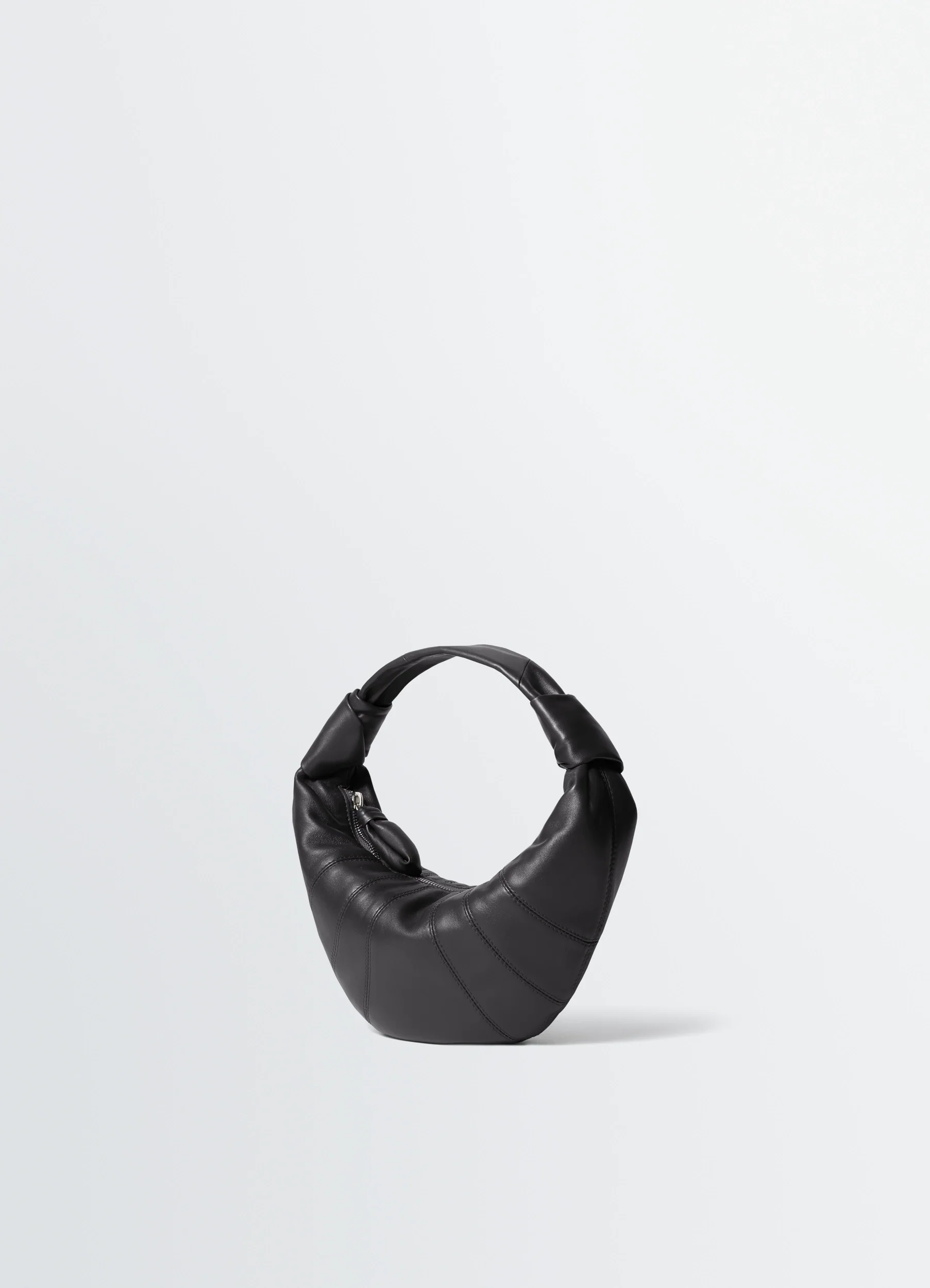 MINI FORTUNE CROISSANT BAG IN LEATHER - Image 3