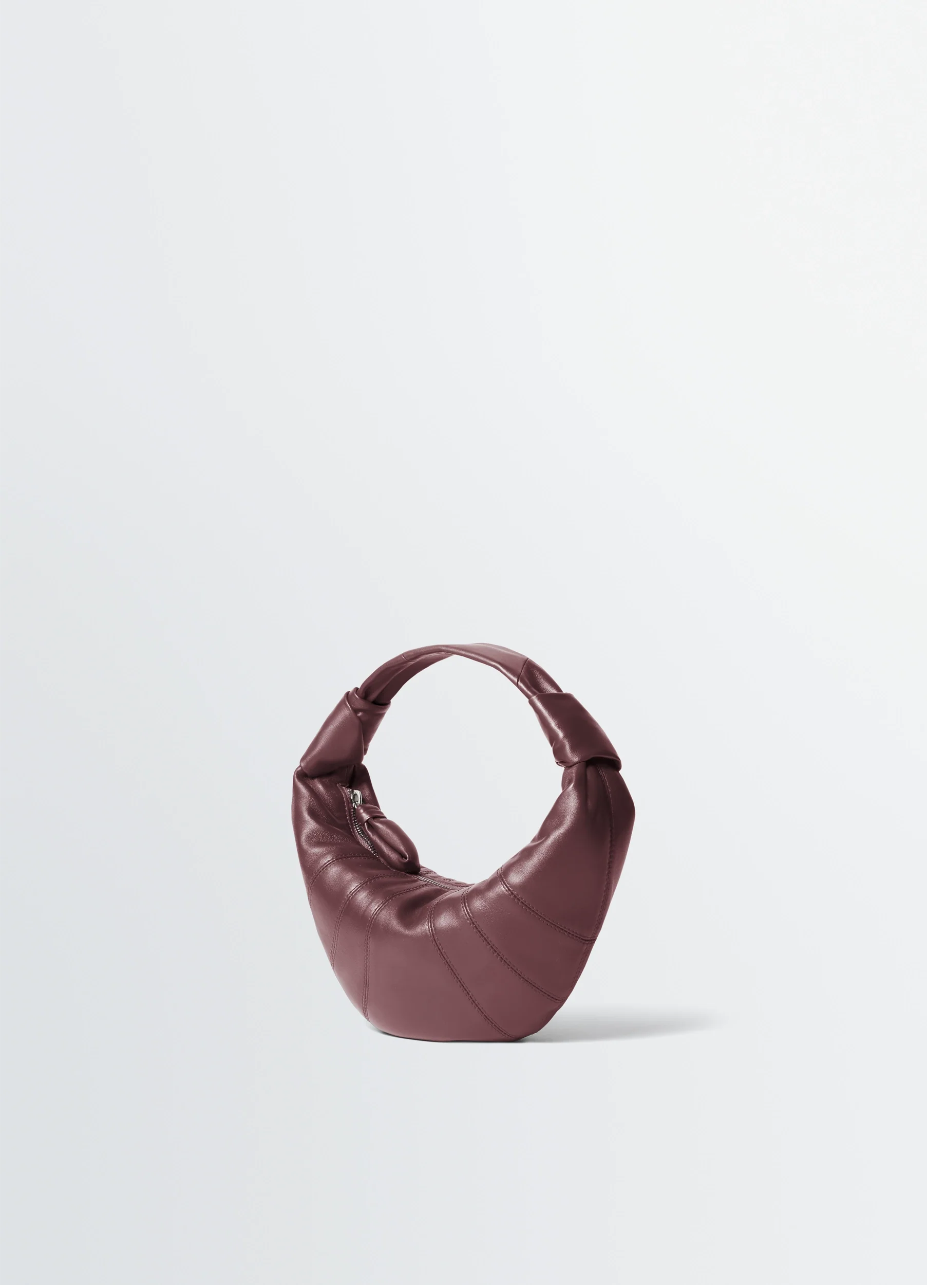 MINI FORTUNE CROISSANT BAG IN LEATHER - Image 3