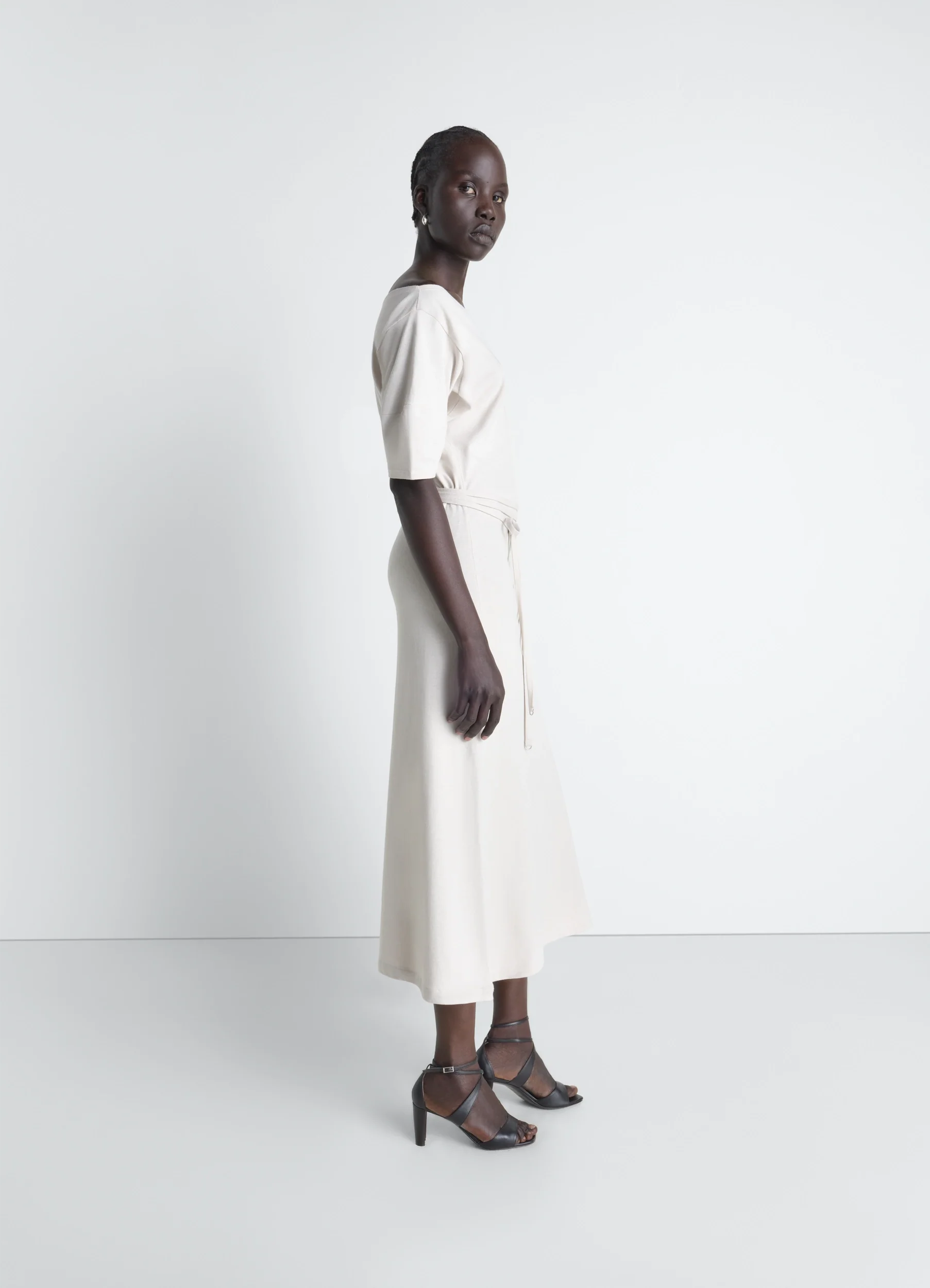 OFF SHOULDER DRESS IN JERSEY - Image 3