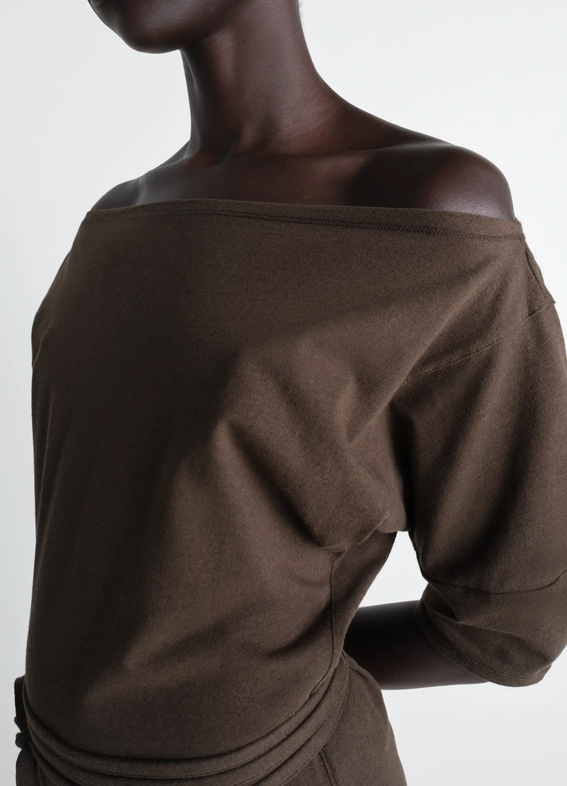 OFF SHOULDER DRESS IN JERSEY - Image 8