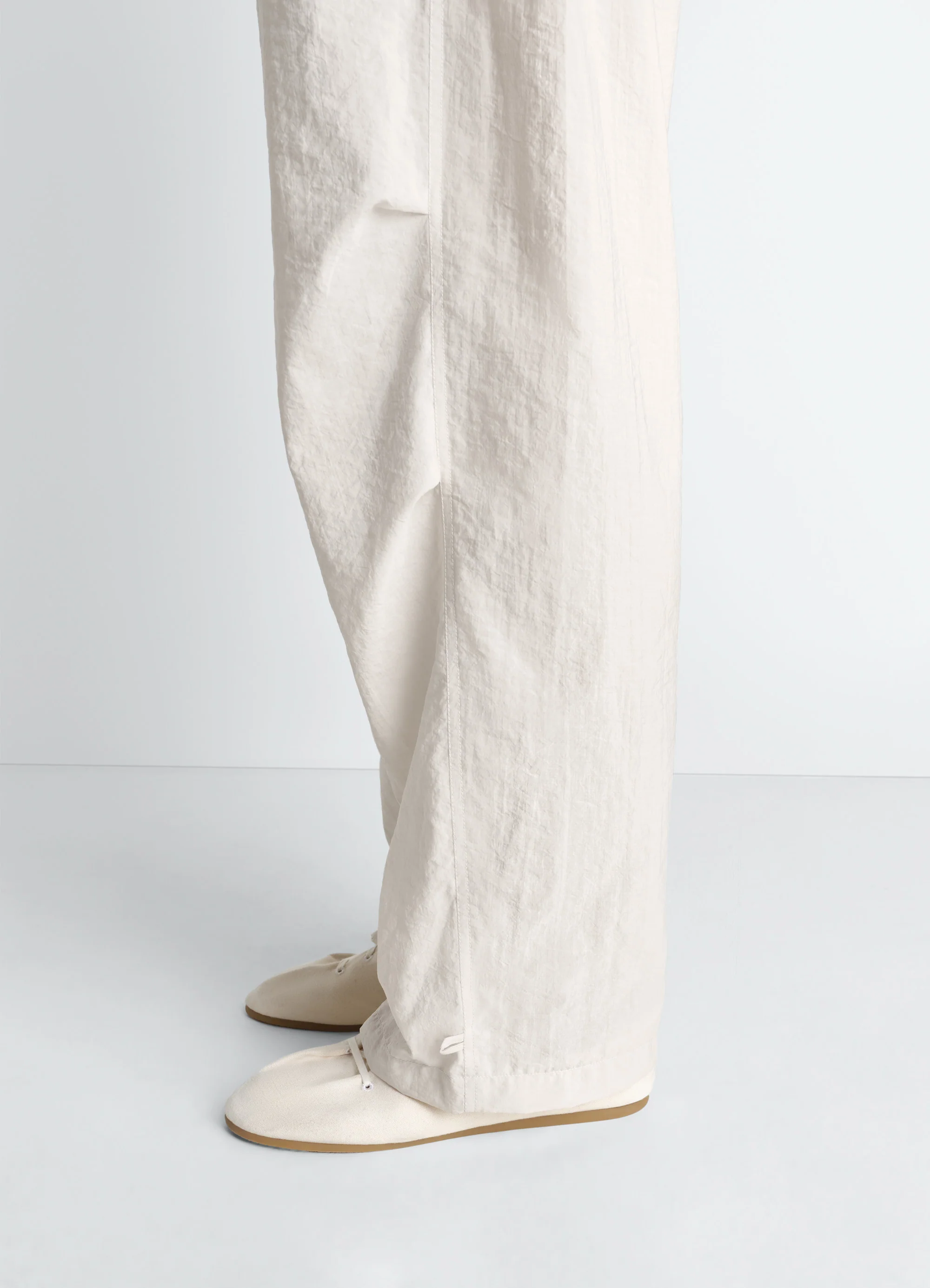 PARACHUTE PANTS IN WASHED TECHNICAL COTTON - Image 3