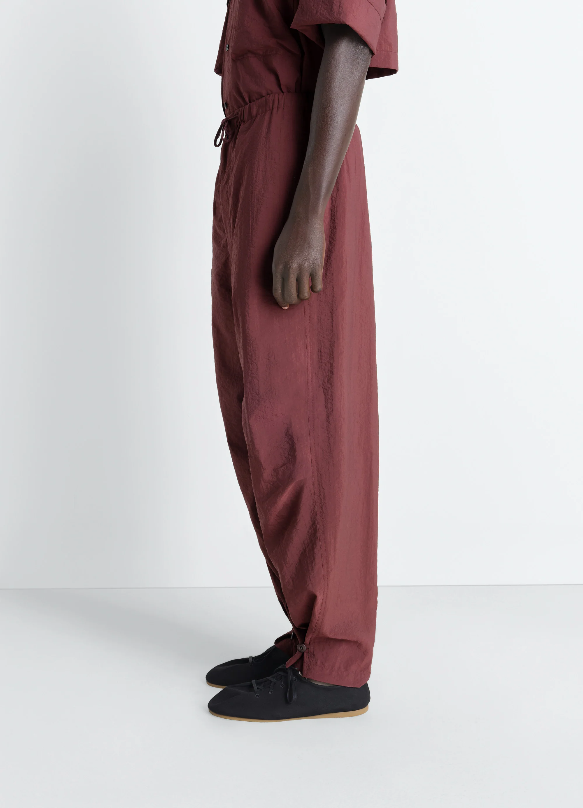 PARACHUTE PANTS IN WASHED TECHNICAL COTTON - Image 3