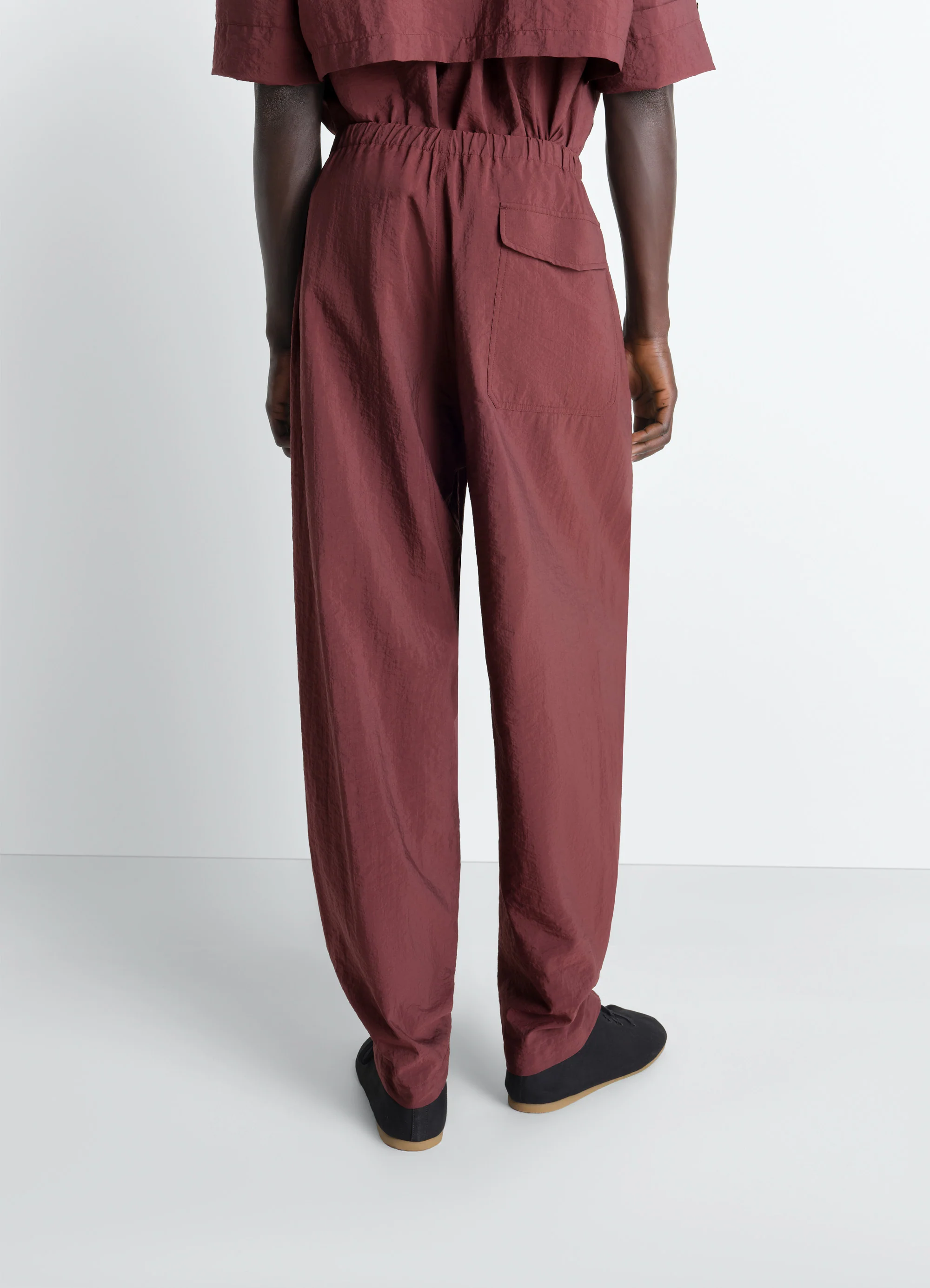 PARACHUTE PANTS IN WASHED TECHNICAL COTTON - Image 4