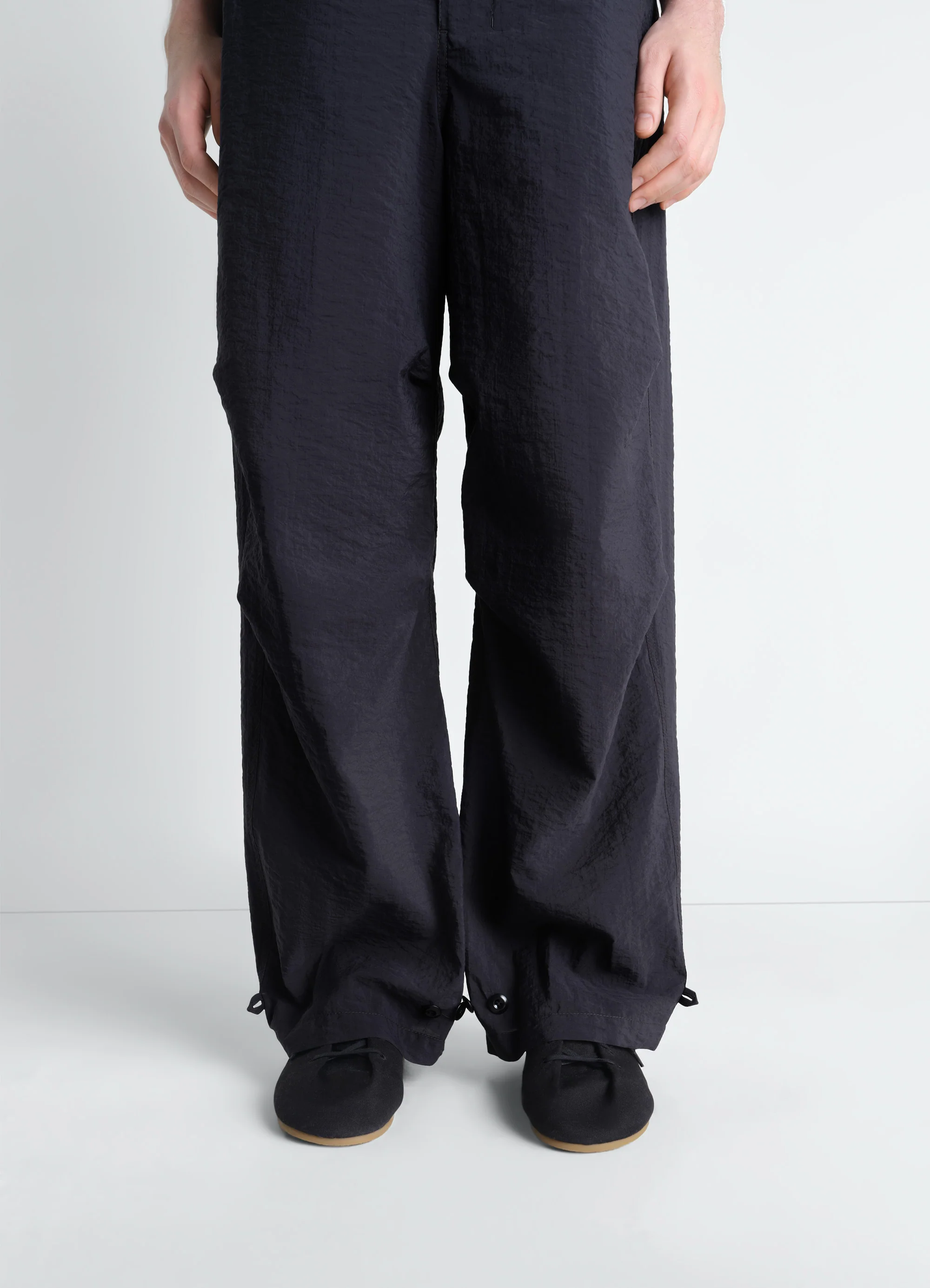 PARACHUTE PANTS IN WASHED TECHNICAL COTTON - Image 4