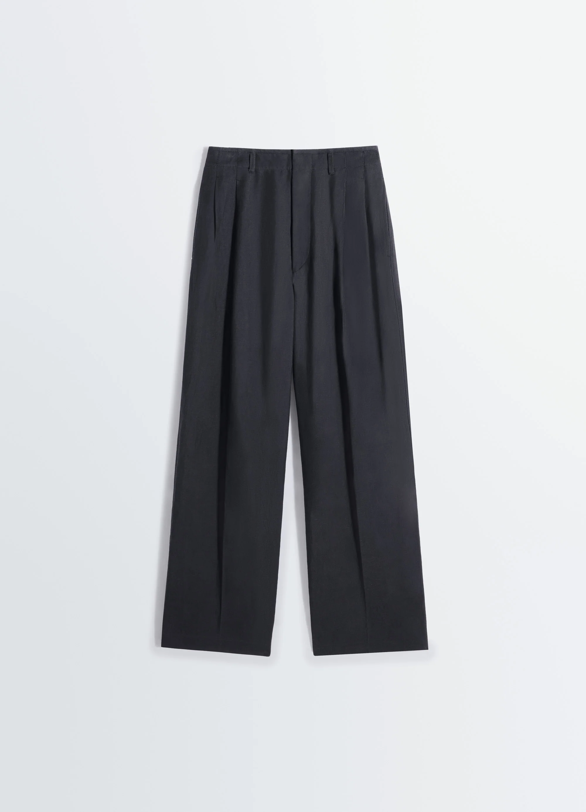 PLEATED TAILORED PANTS IN VISCOSE LINEN GABARDINE - Image 6