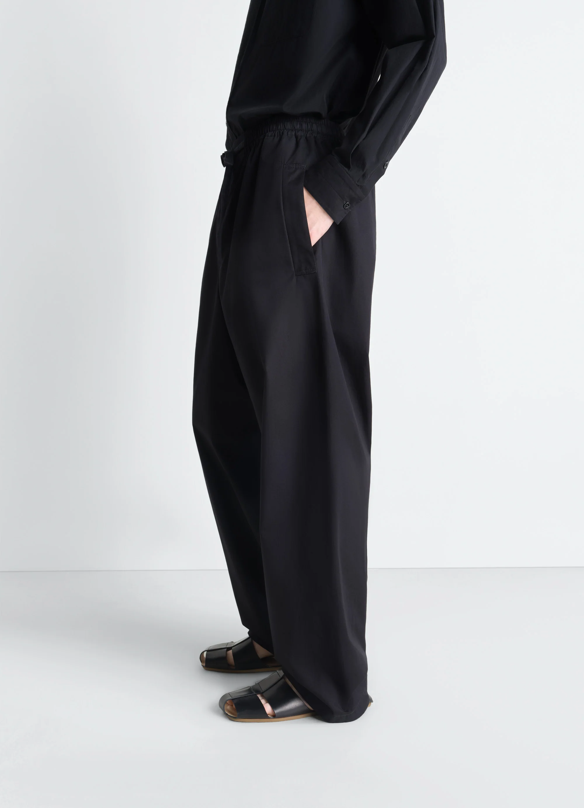 PYJAMA PANTS IN LIGHT COTTON TWILL - Image 2