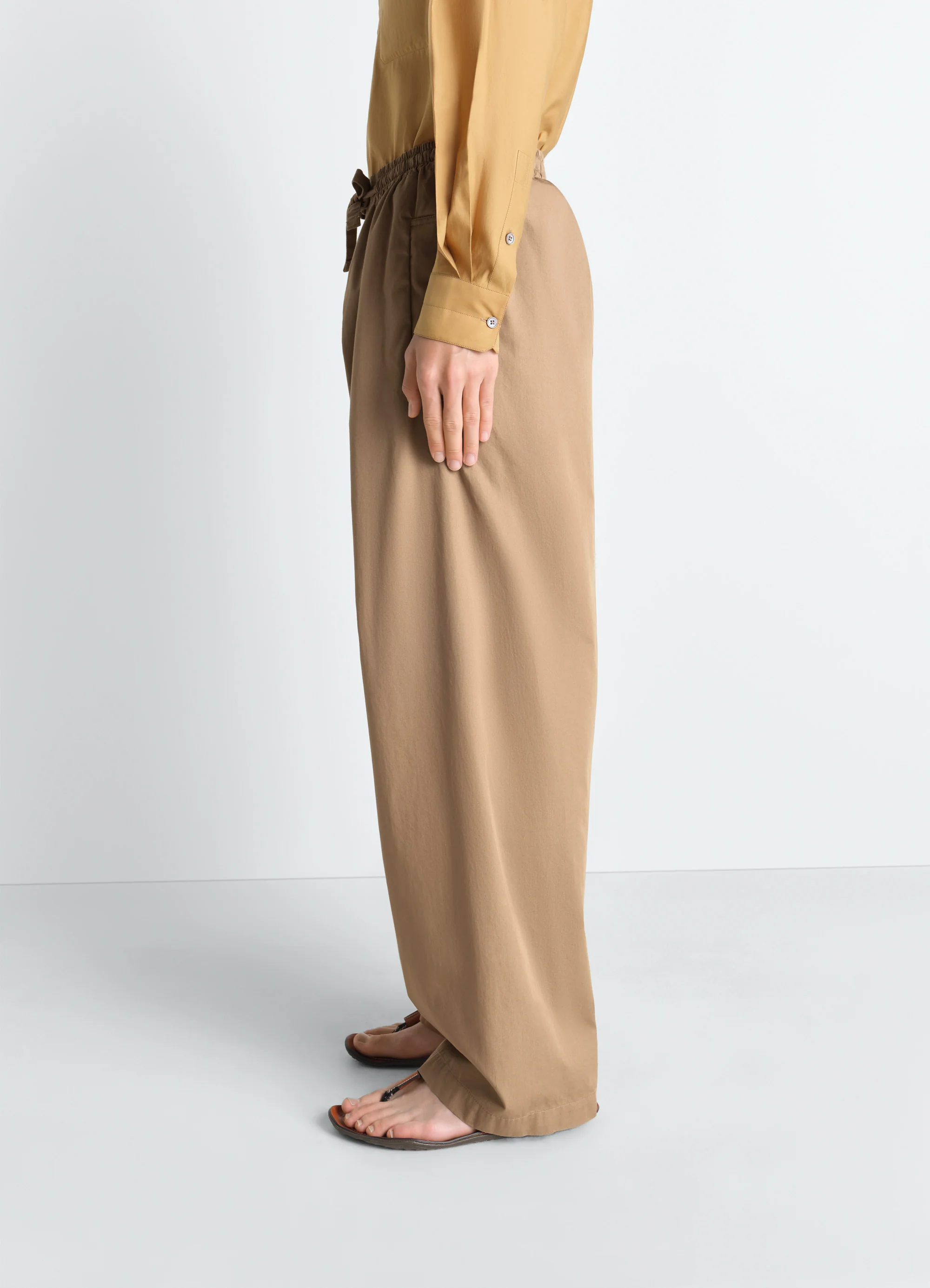 PYJAMA PANTS IN LIGHT COTTON TWILL - Image 4