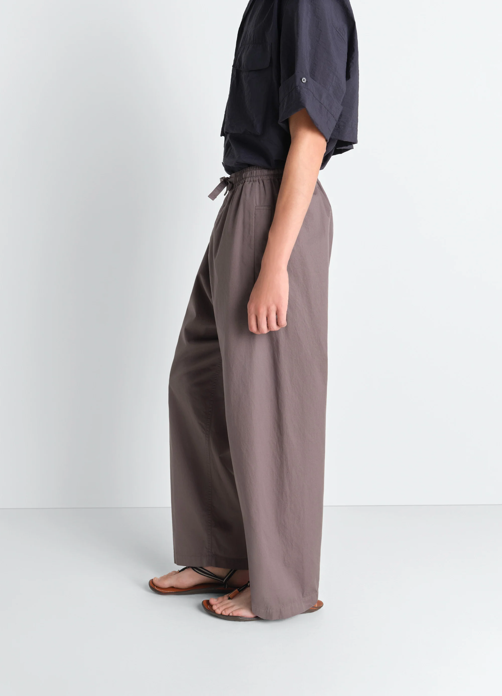 PYJAMA PANTS IN LIGHT COTTON TWILL - Image 4