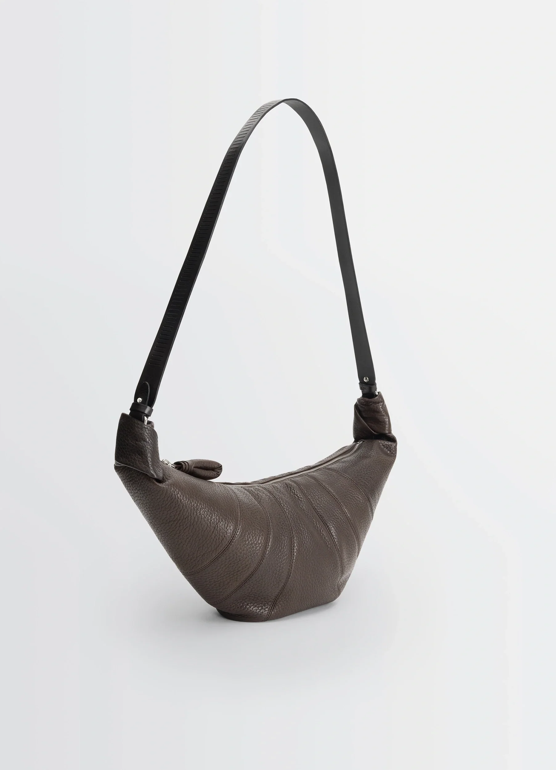 RAIL BELT MEDIUM CROISSANT BAG IN LEATHER - Image 4