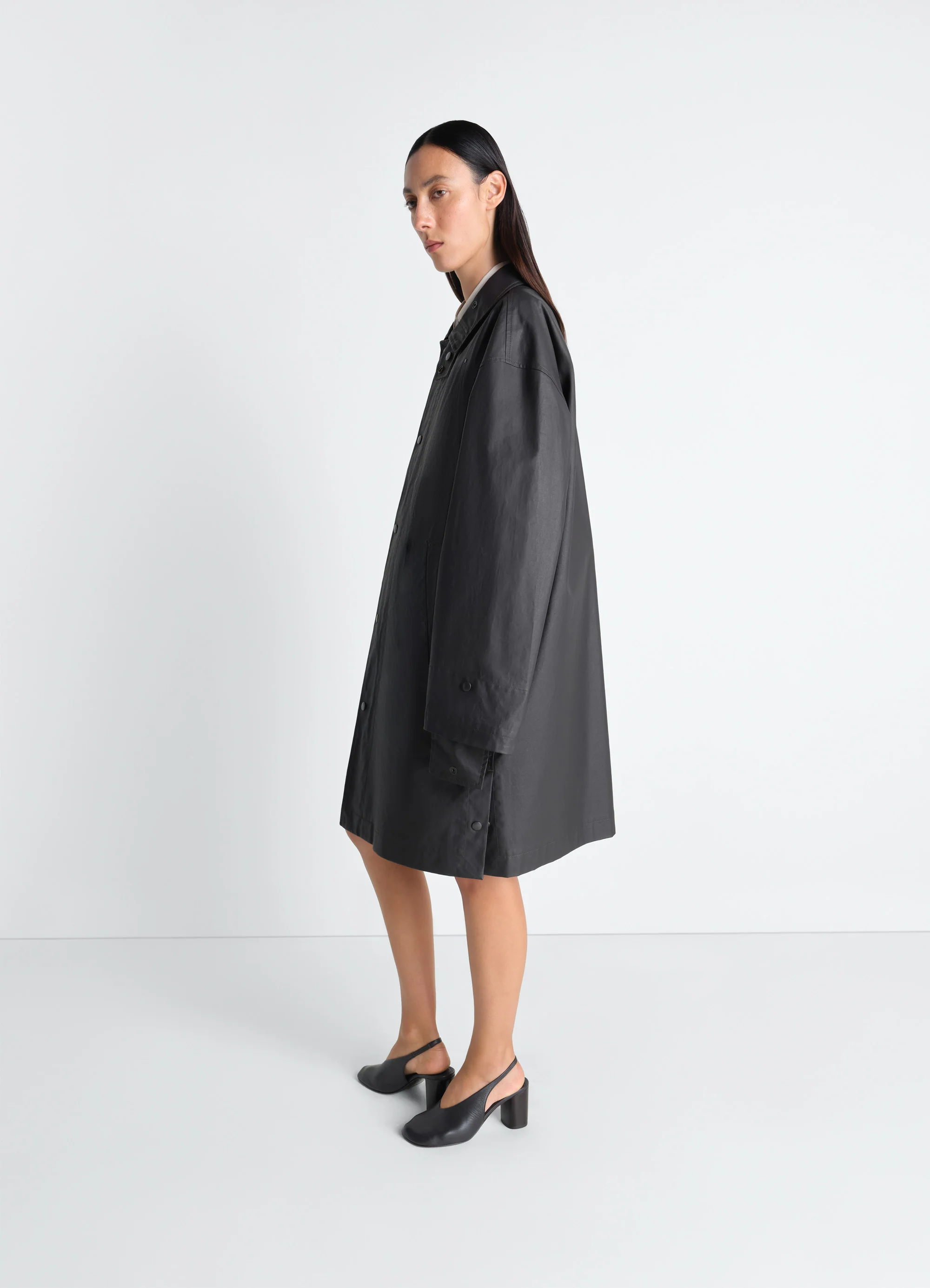 RAINCOAT IN RESINATED COTTON - Image 4
