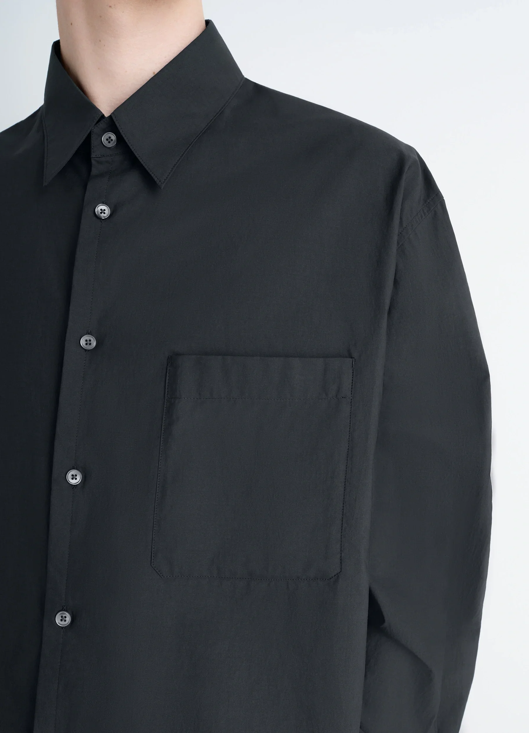 REGULAR SHIRT IN WASHED COTTON SILK - Image 3