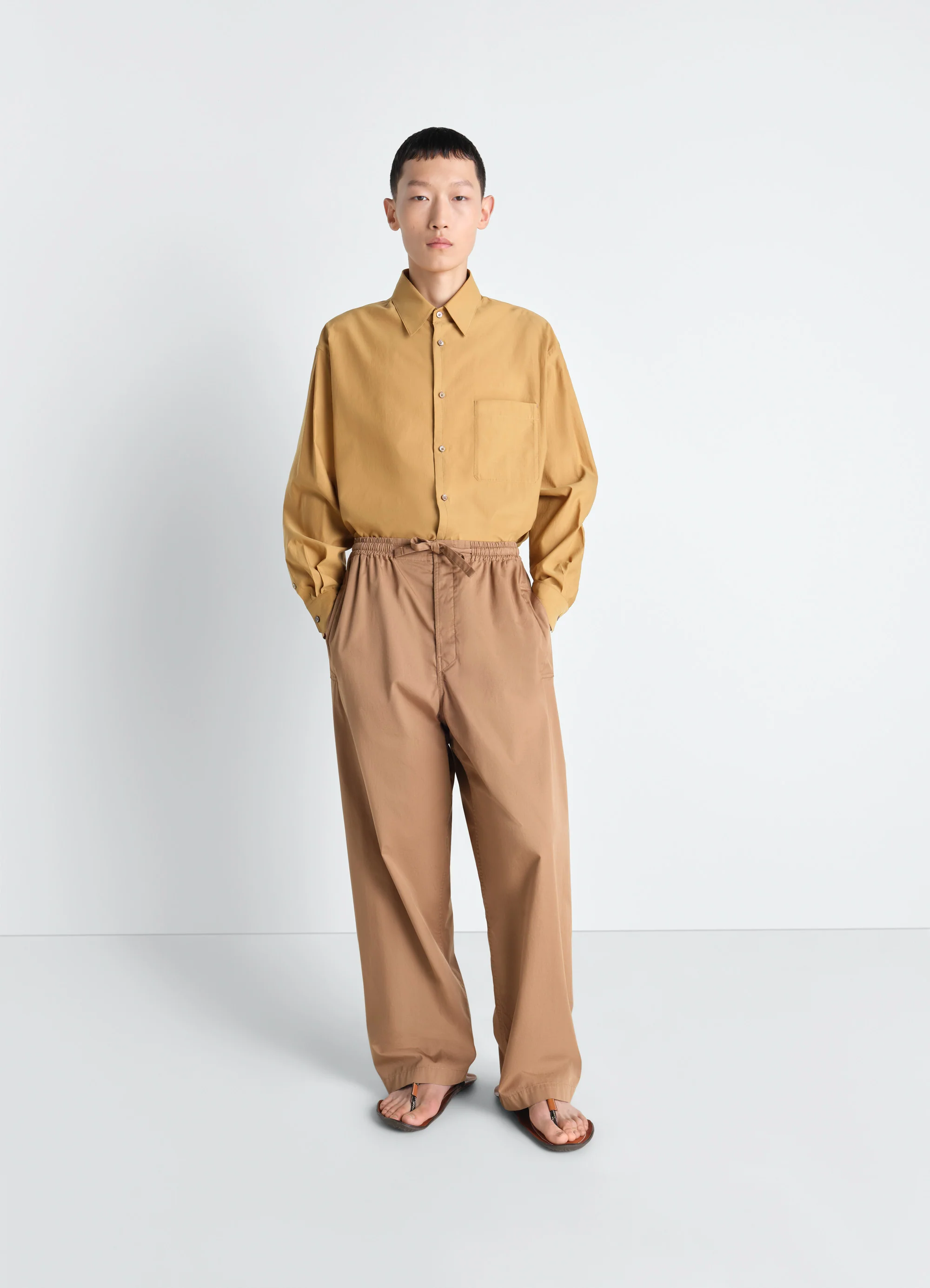 REGULAR SHIRT IN WASHED COTTON SILK - Image 2