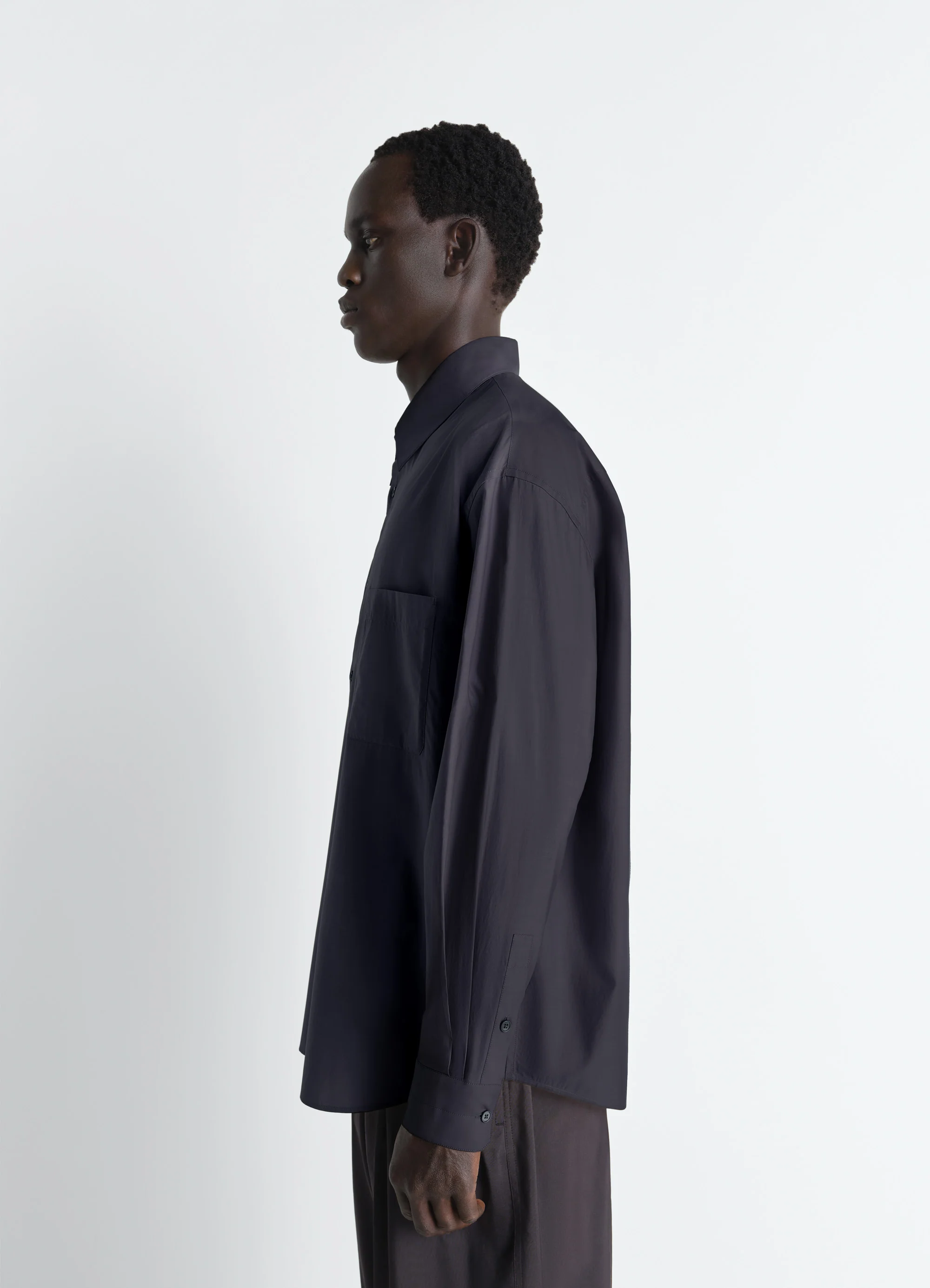 REGULAR SHIRT IN WASHED COTTON SILK - Image 3
