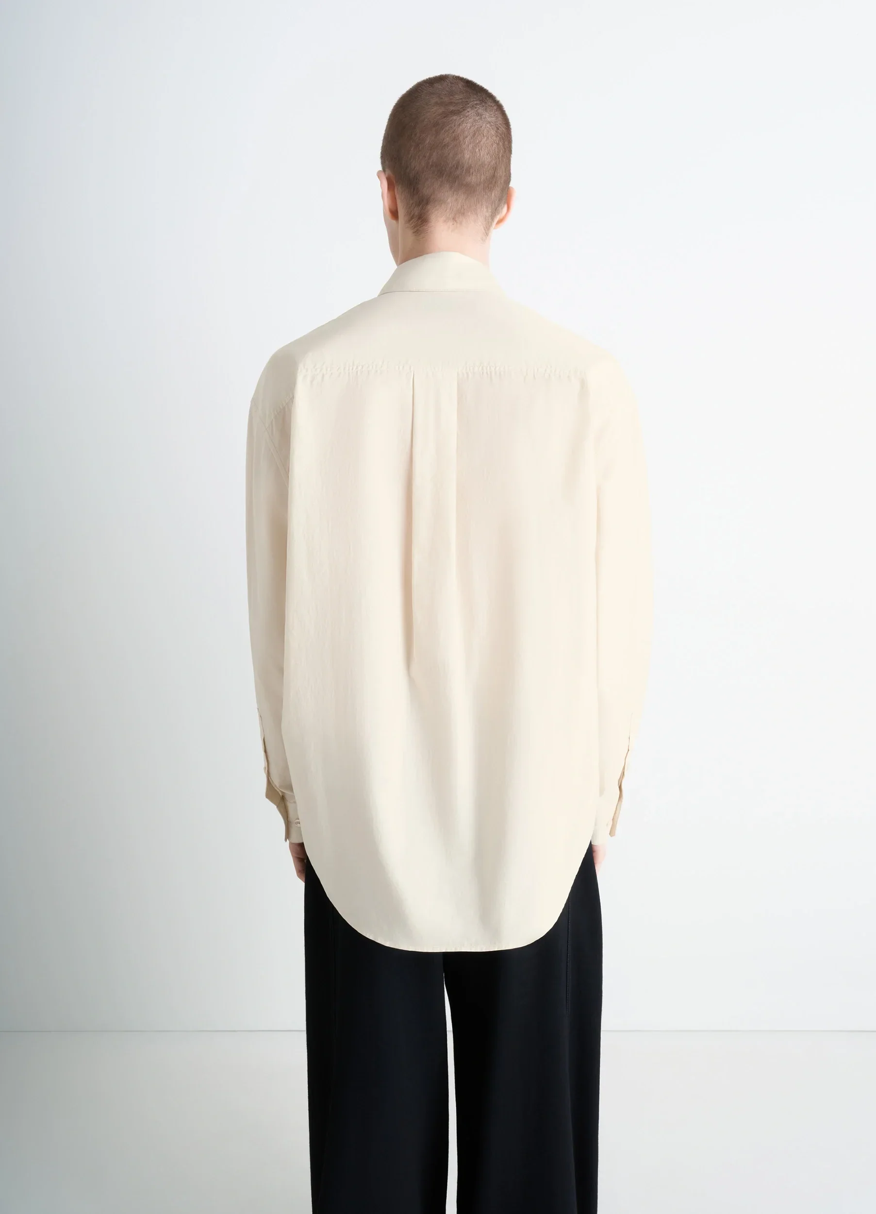 REGULAR SHIRT IN WASHED COTTON SILK - Image 4