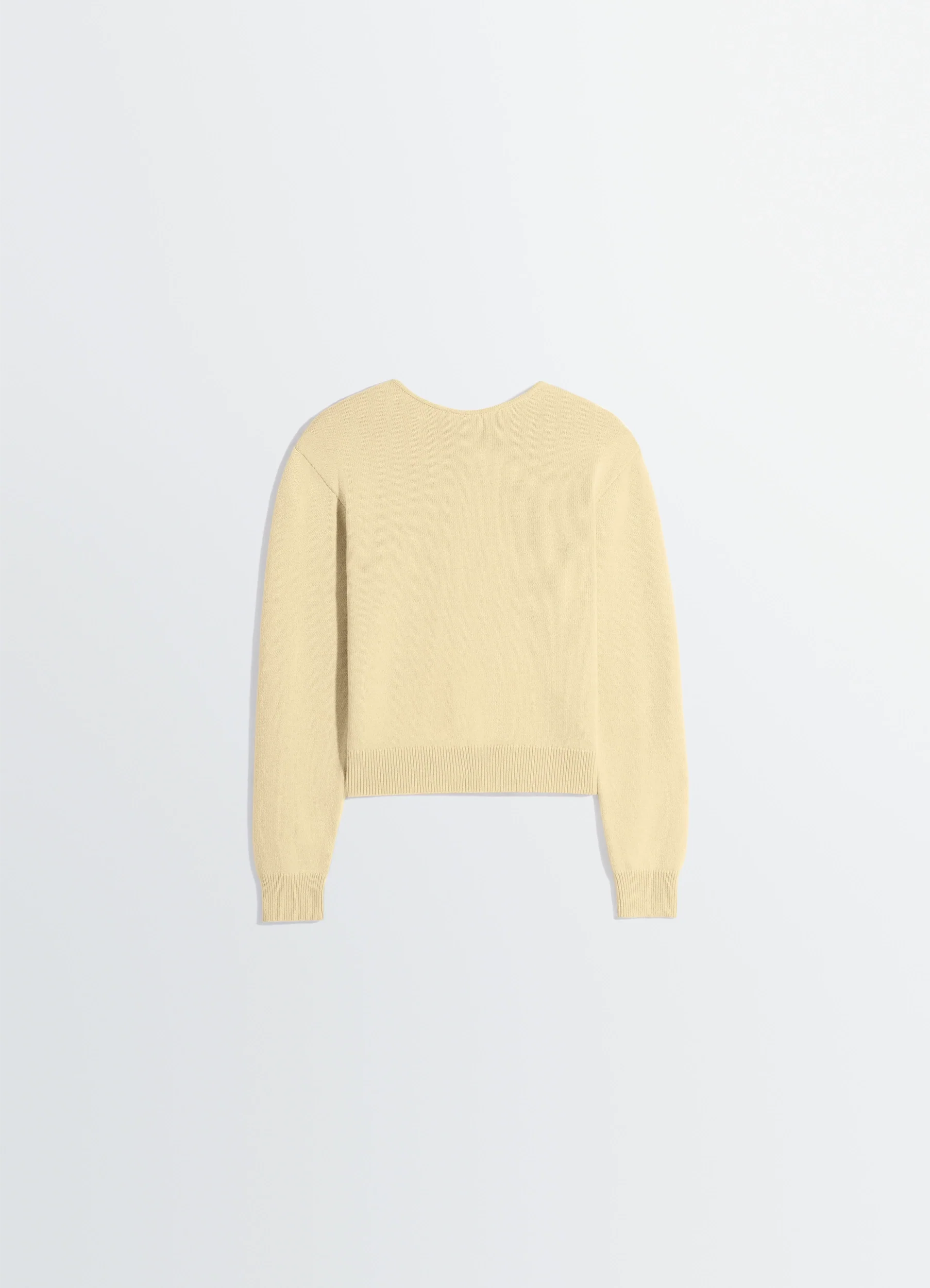REVERSIBLE BUTTONED SWEATER IN CASHMERE WOOL - Image 7