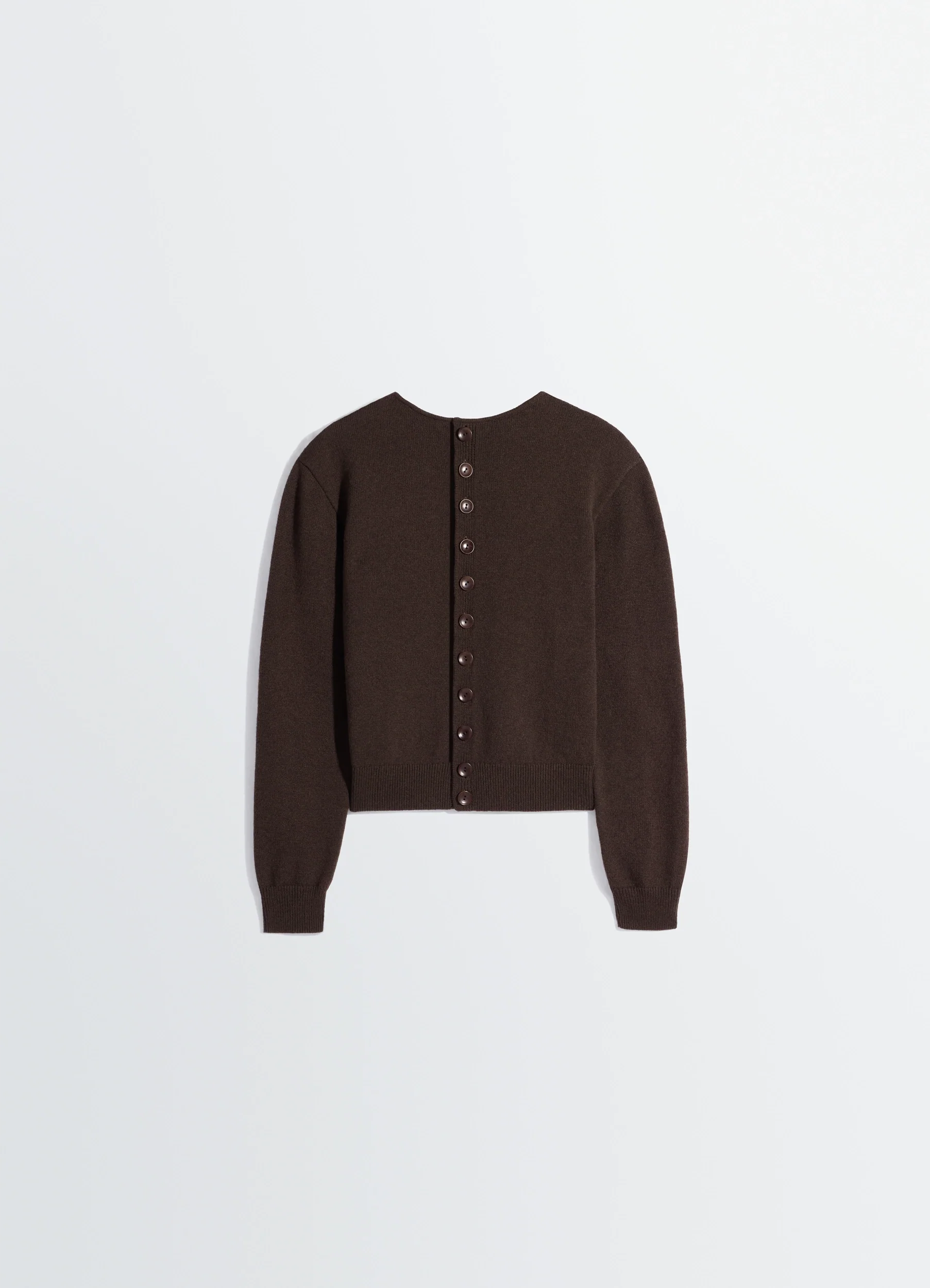 REVERSIBLE BUTTONED SWEATER IN CASHMERE WOOL - Image 6