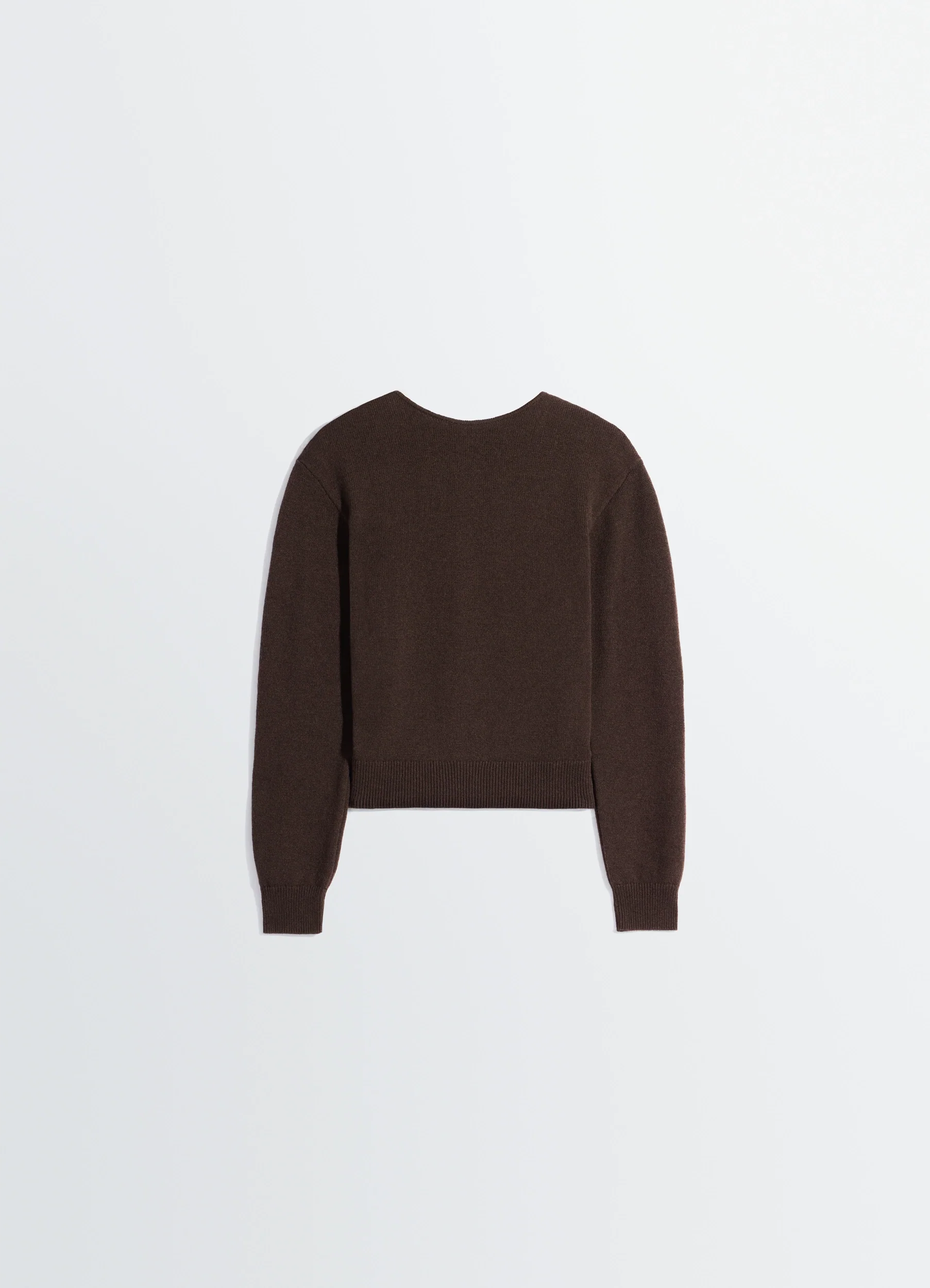 REVERSIBLE BUTTONED SWEATER IN CASHMERE WOOL - Image 7
