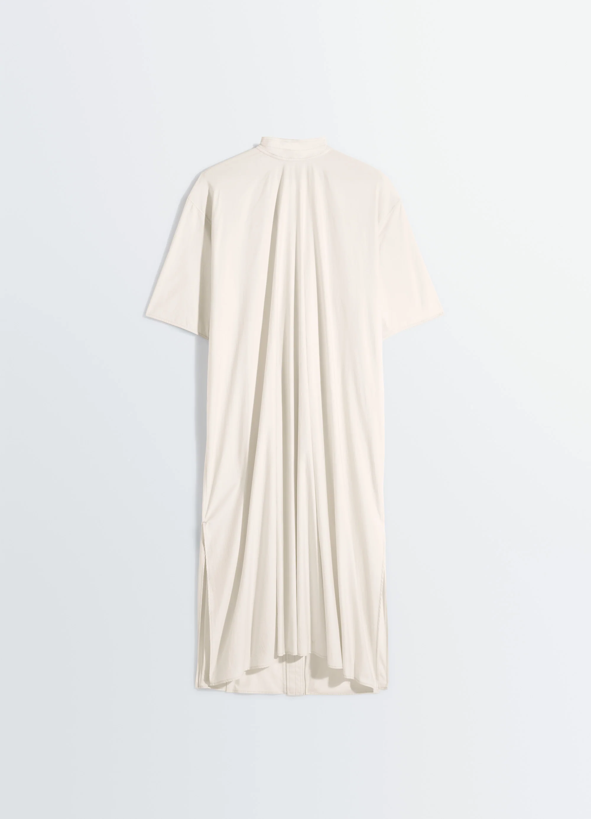 REVERSIBLE TUBE DRESS IN WASHED COTTON SILK - Image 8