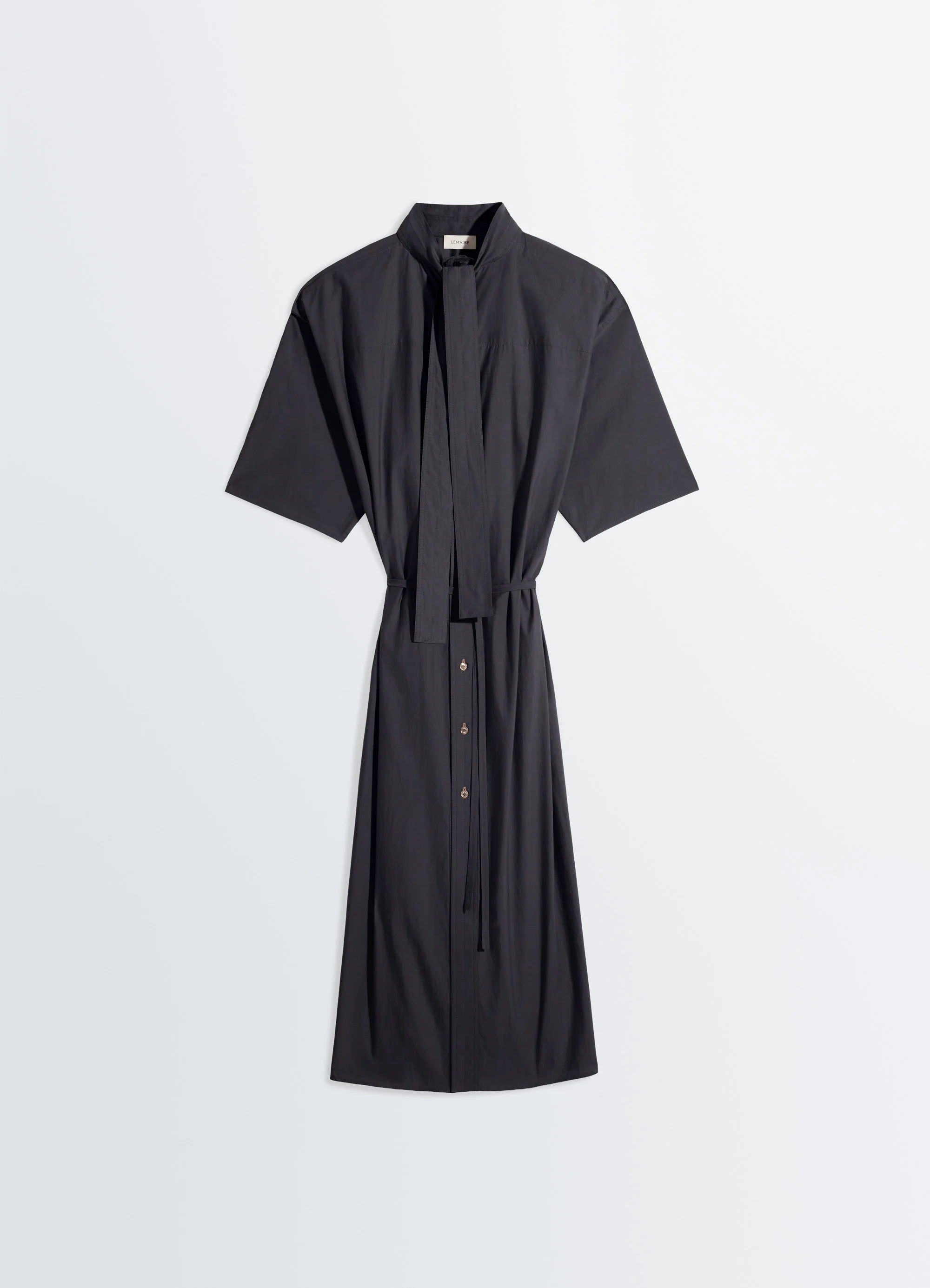 REVERSIBLE TUBE DRESS IN WASHED COTTON SILK - Image 7