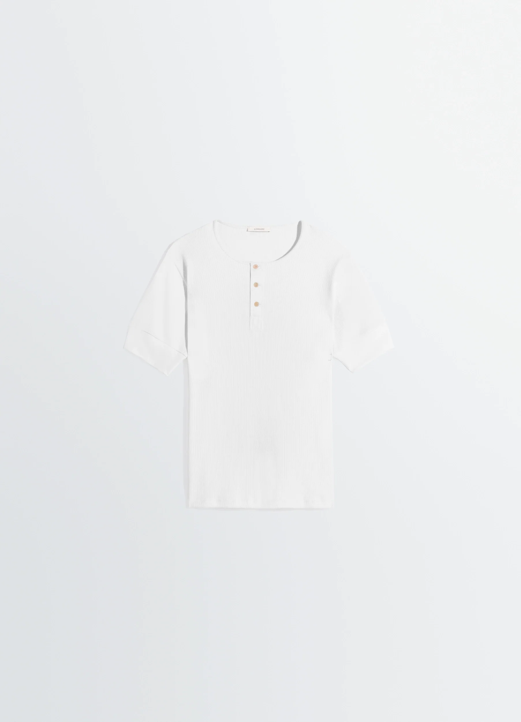 RIB HENLEY TOP IN JERSEY - Image 3