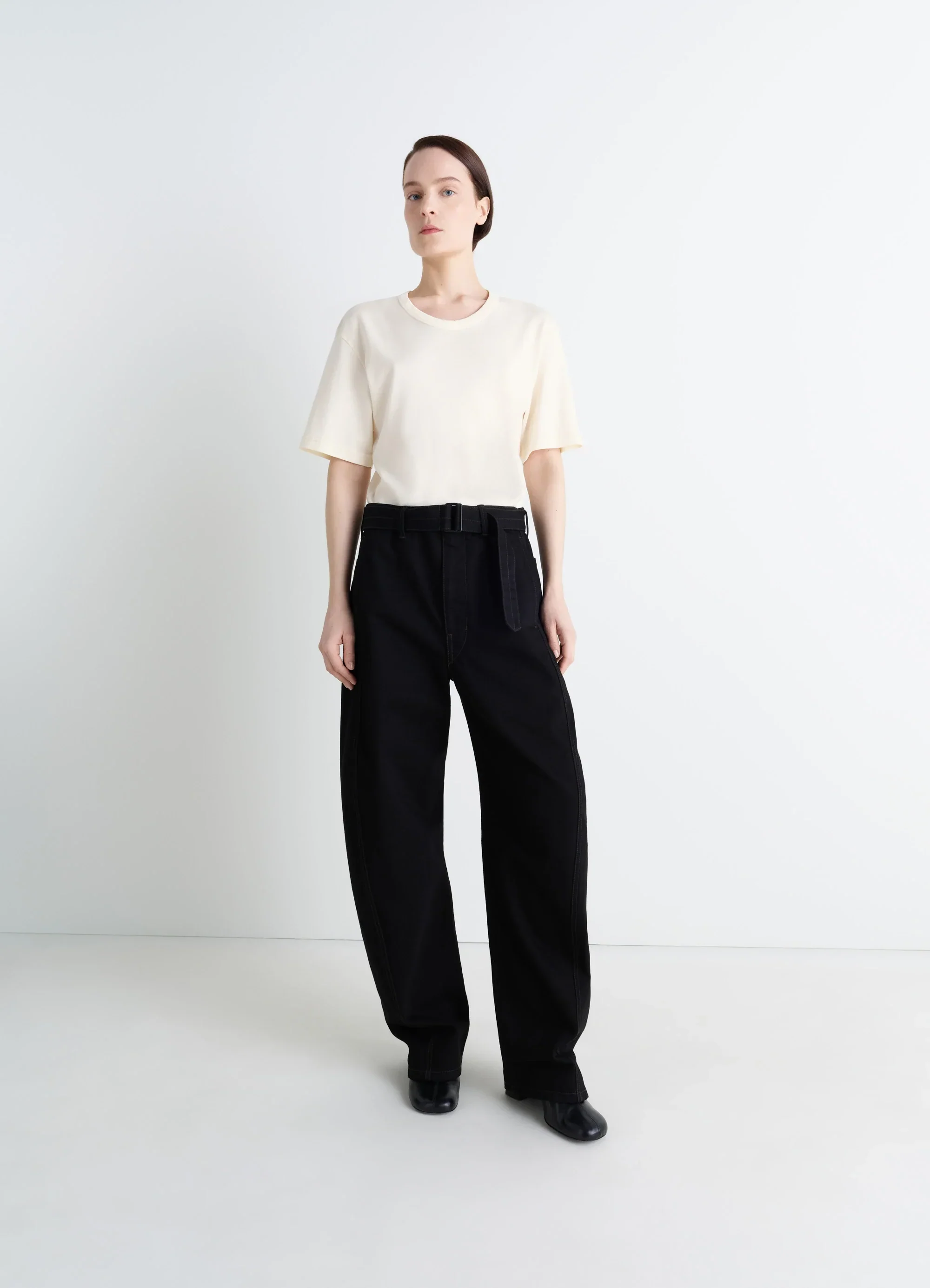 RIB T-SHIRT IN JERSEY - Image 2