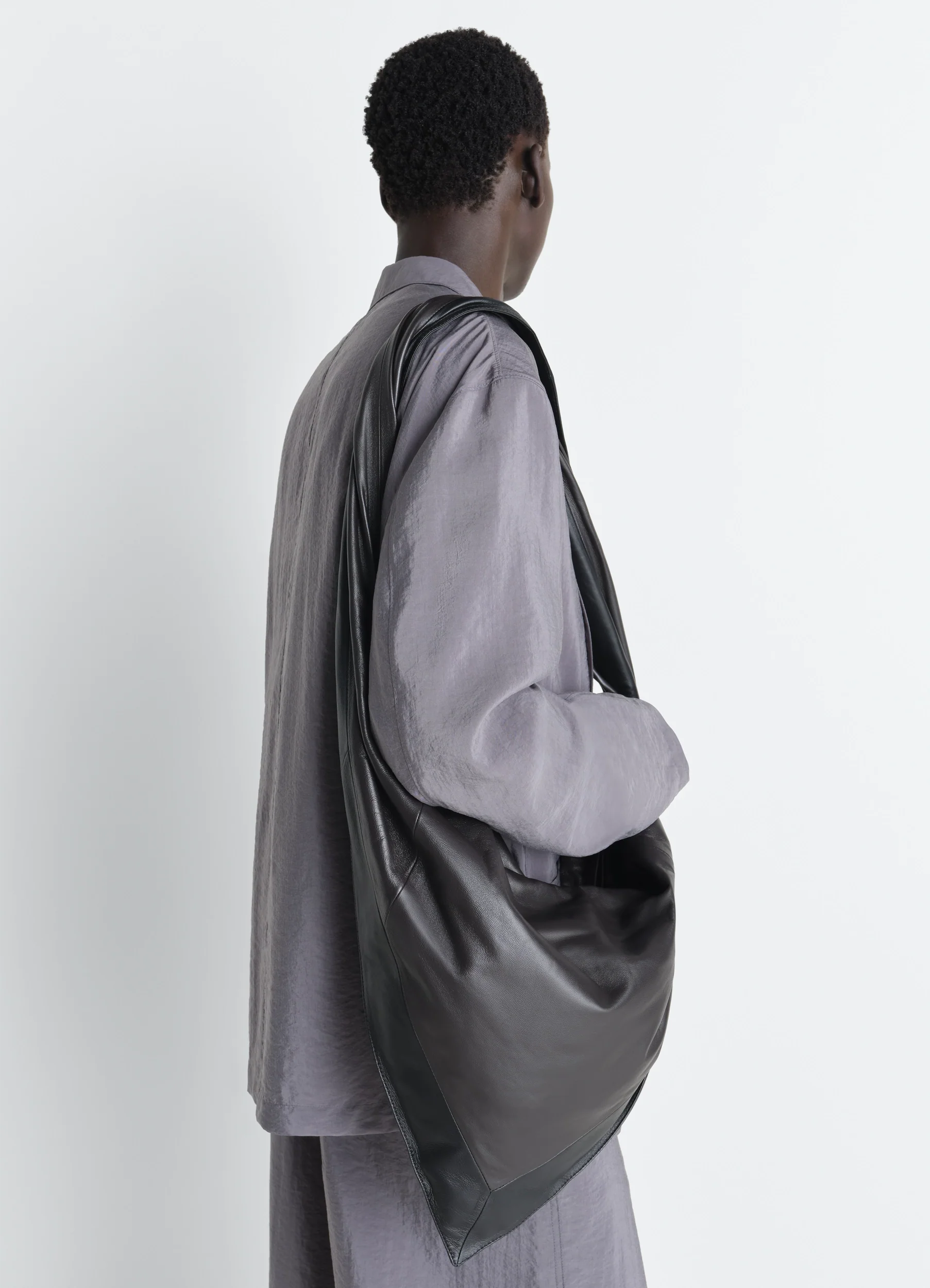 SCARF BAG IN LEATHER - Image 2