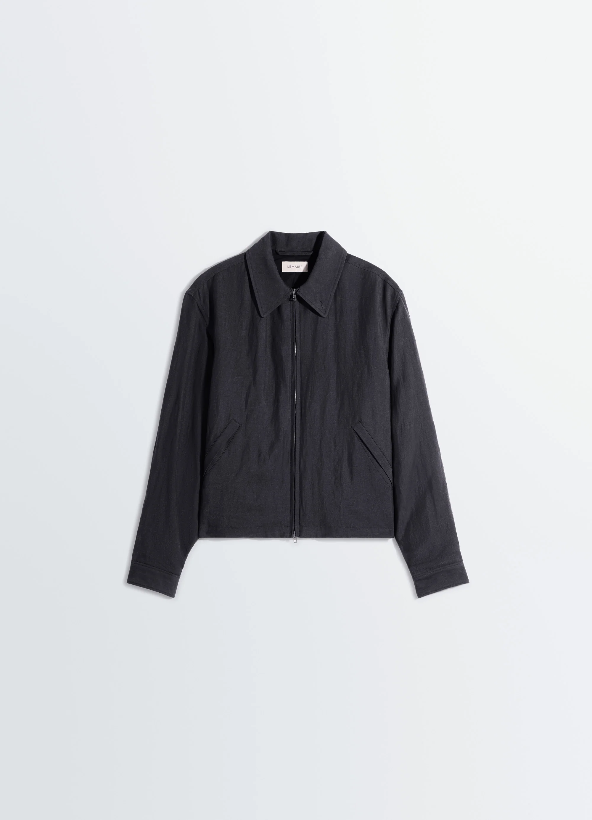 SHORT BLOUSON IN VISCOSE LINEN GABARDINE - Image 6