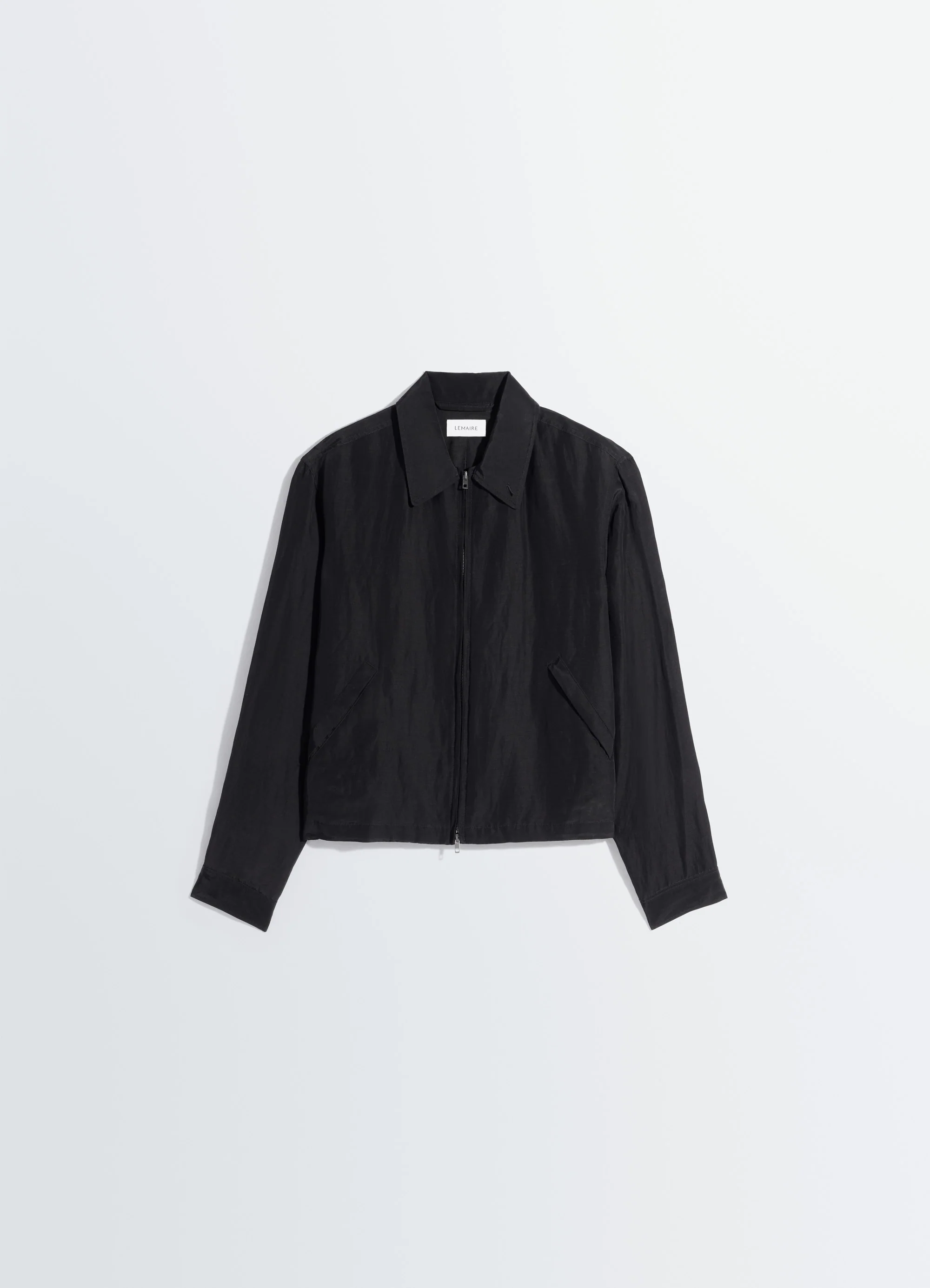 SHORT BLOUSON IN LINEN VISCOSE - Image 6