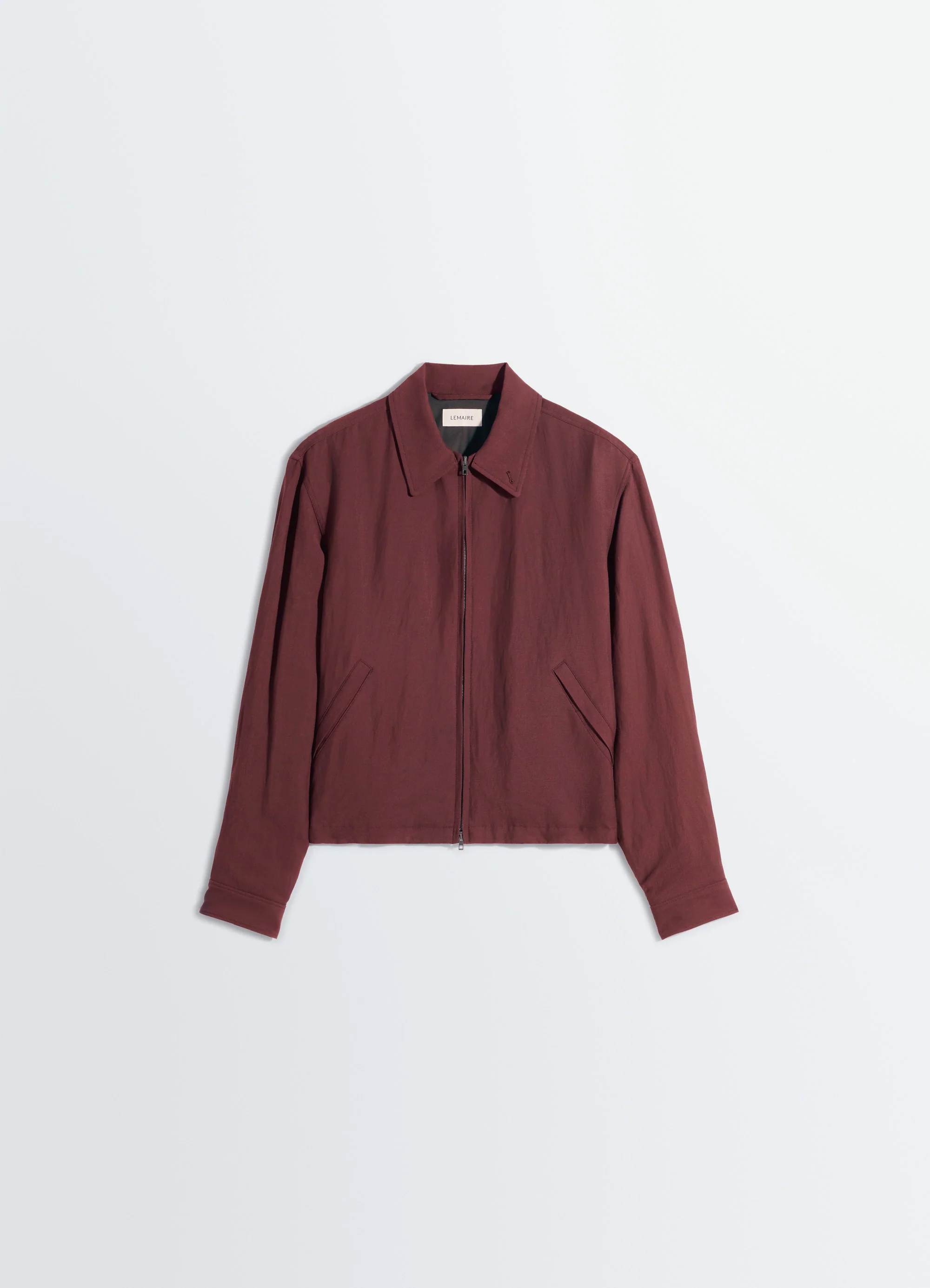SHORT BLOUSON IN VISCOSE LINEN GABARDINE - Image 6