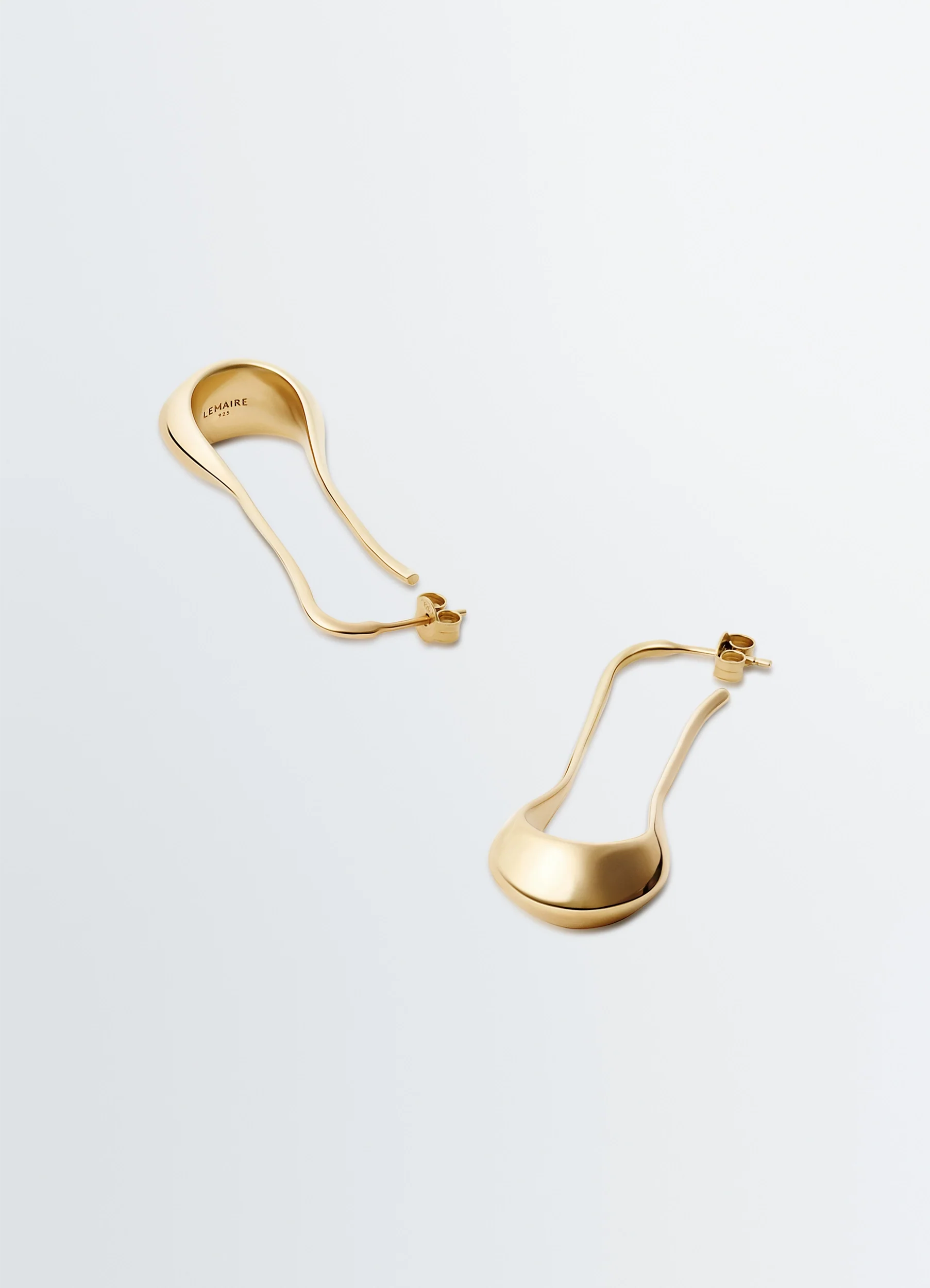 SHORT DROP EARRINGS IN VERMEIL - Image 3