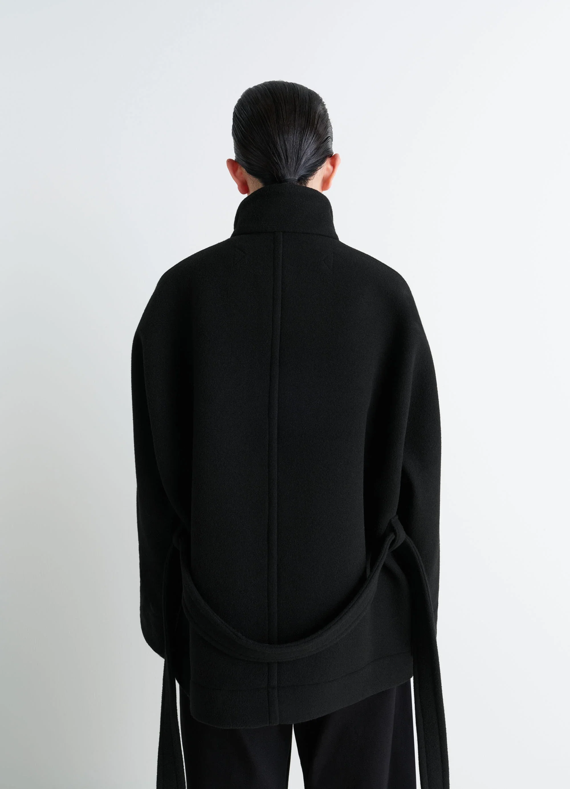 SHORT DUFFLE COAT IN WOOL - Image 5