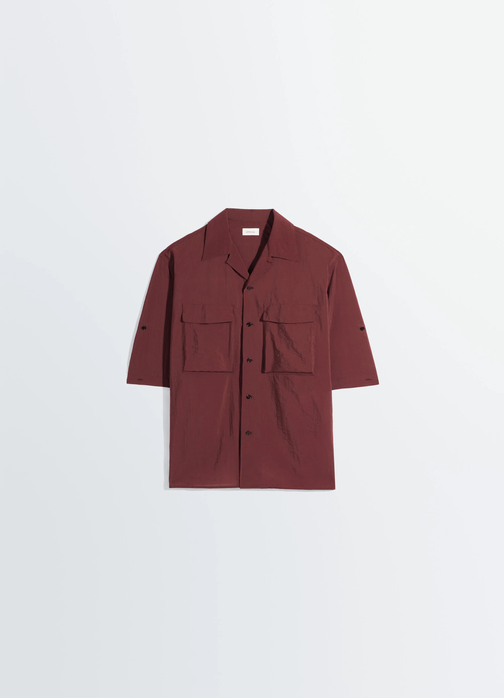 SHORT SLEEVE UTILITY SHIRT IN WASHED TECHNICAL COTTON - Image 6