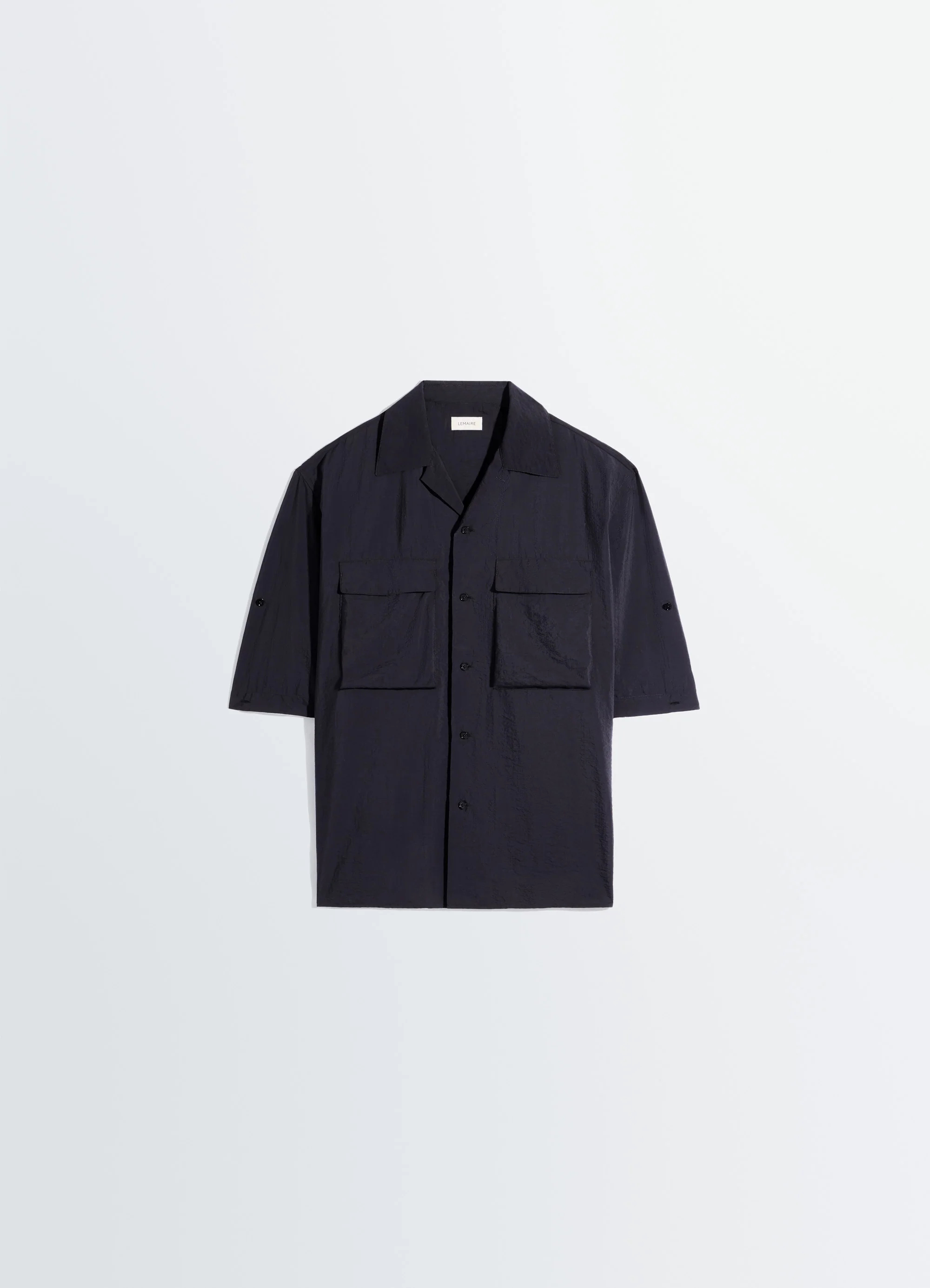 SHORT SLEEVE UTILITY SHIRT IN WASHED TECHNICAL COTTON - Image 5