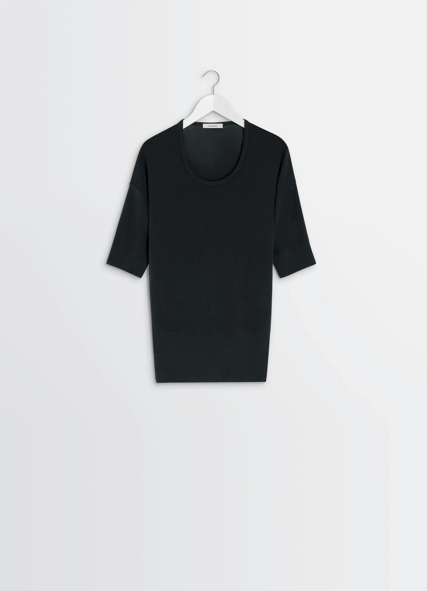 SHORT SLEEVES TOP IN FINE WOOL - Image 5