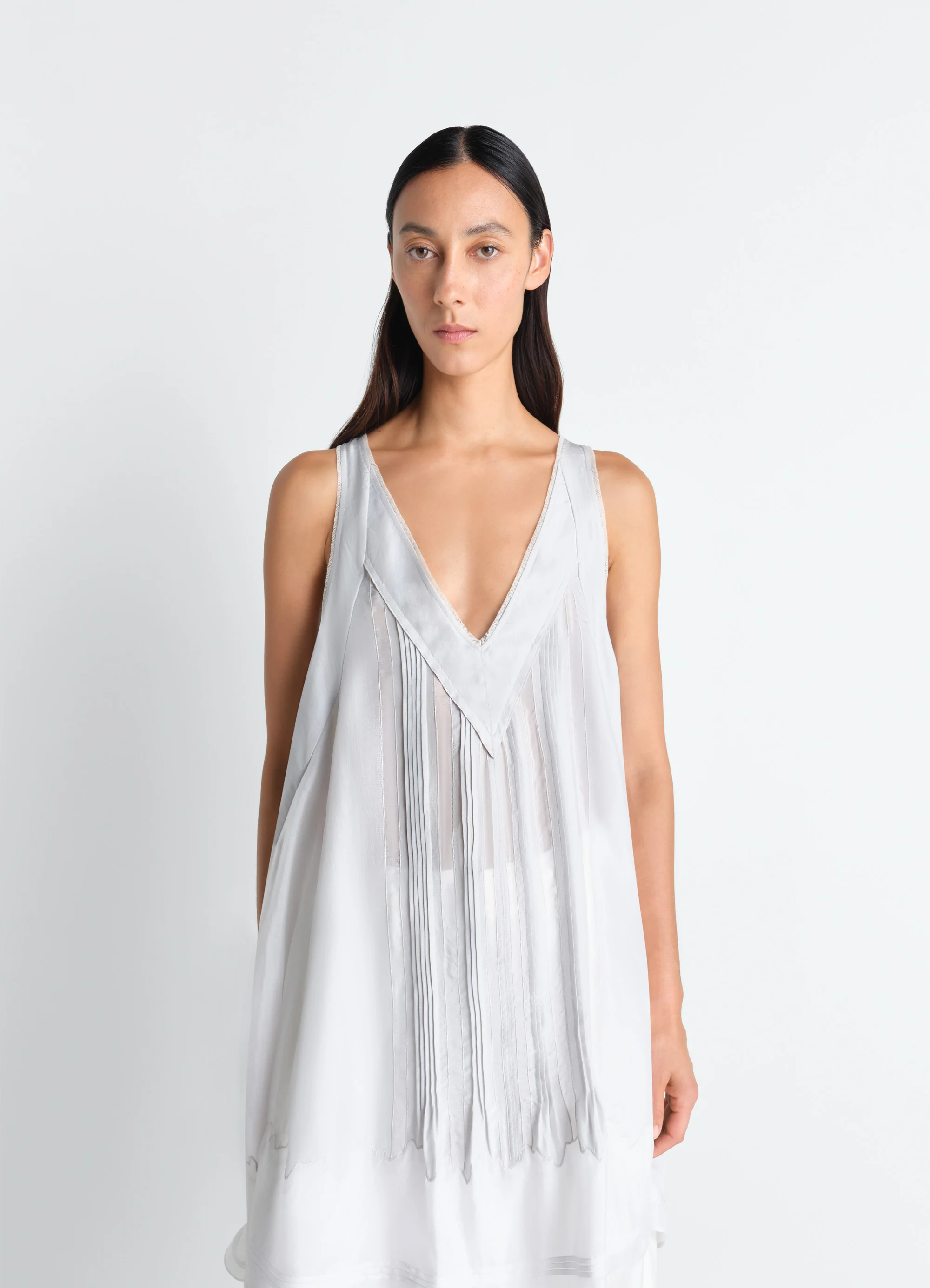 SLEEP TUNIQUE DRESS IN SILK PONGEE - Image 4