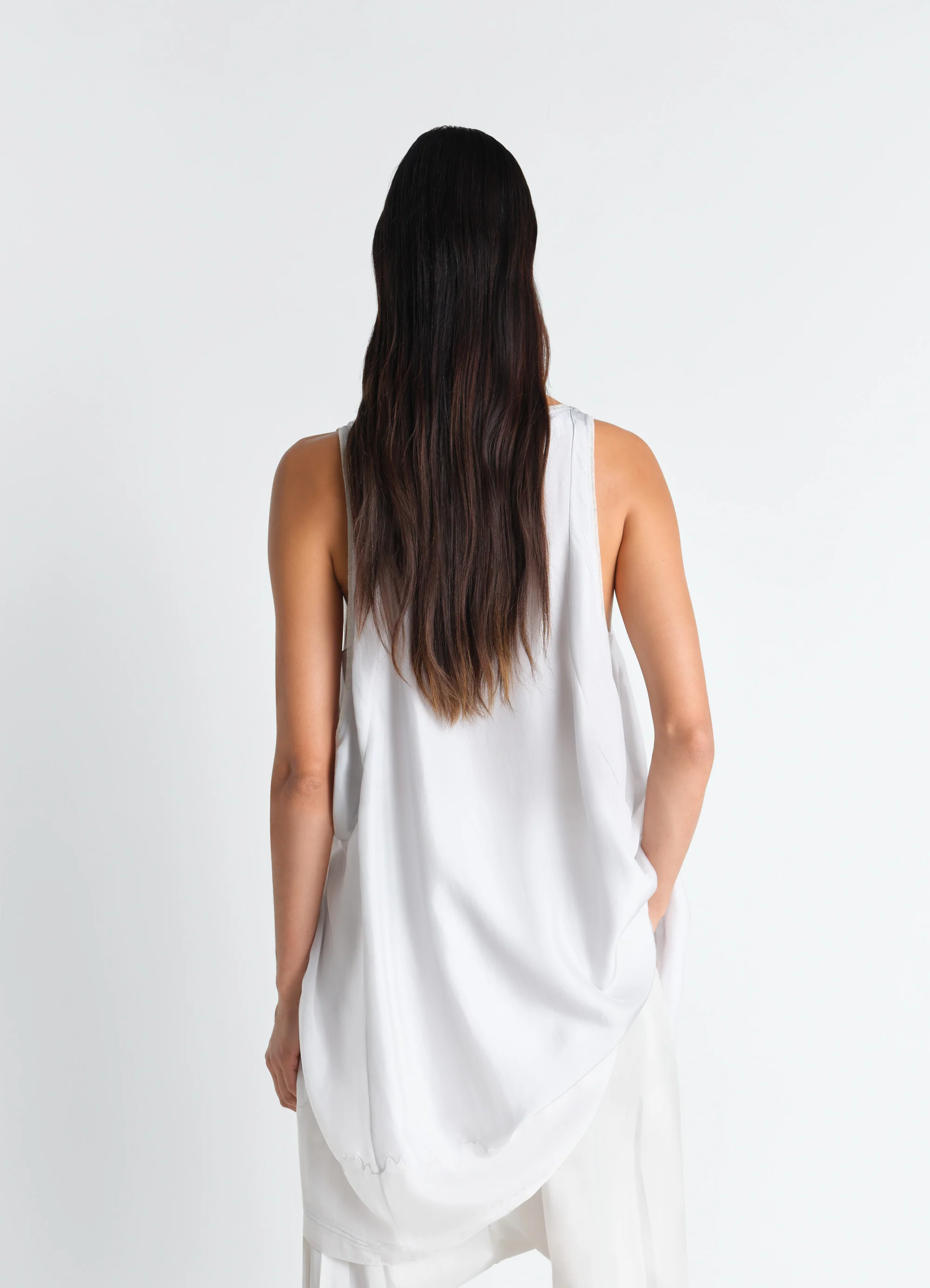 SLEEP TUNIQUE DRESS IN SILK PONGEE - Image 5