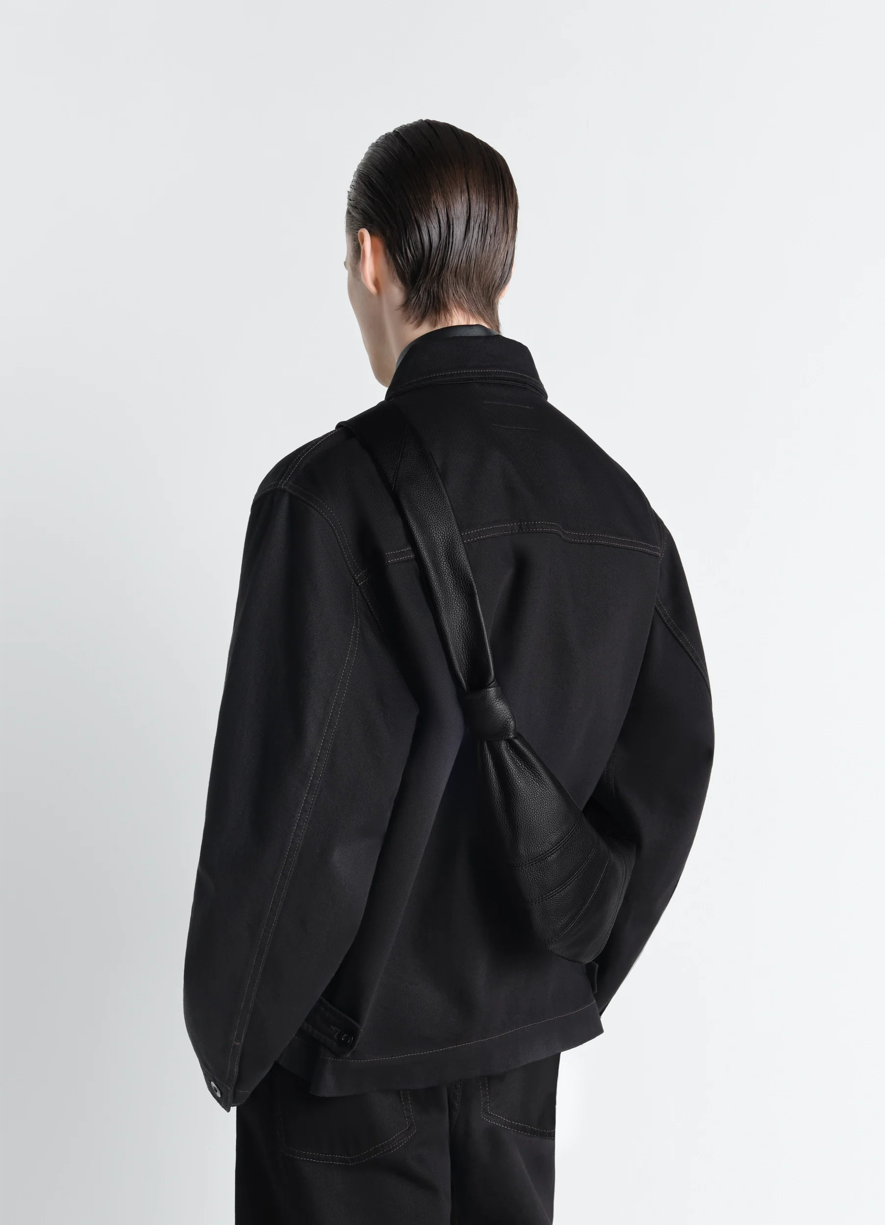 SMALL CROISSANT BAG IN LEATHER - Image 2